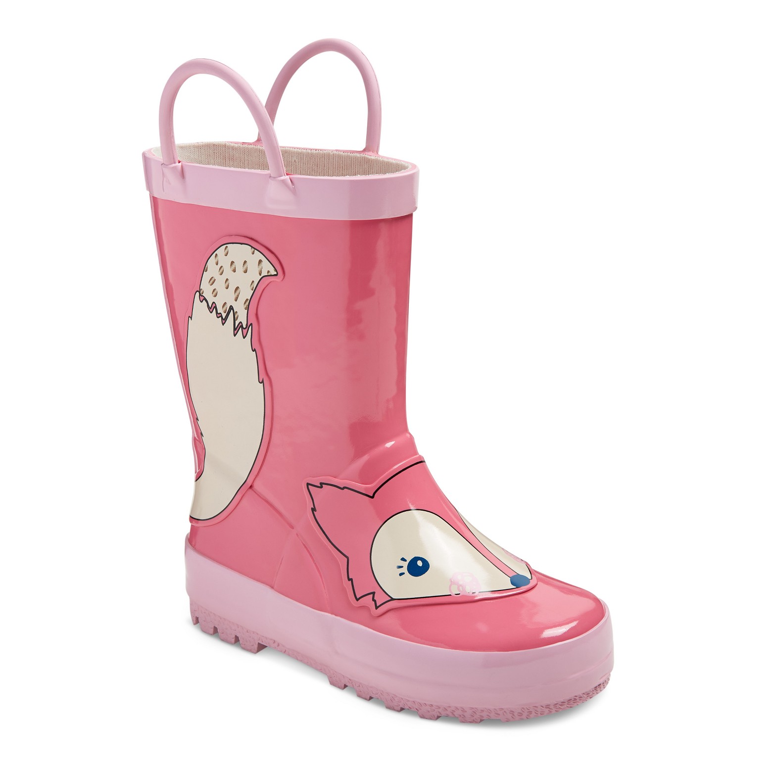 Cute Kids-Toddler Pink Fox Rain Boots -- Mommy Blogger-Vlogger - The Overwhelmed Mommy