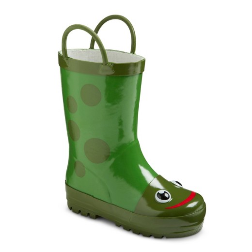 Cute Kids-Toddler Frog Rain Boots -- Mommy Blogger-Vlogger - The Overwhelmed Mommy