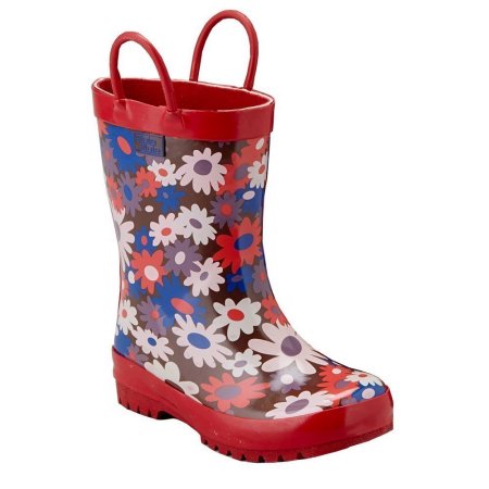 Cute Kids-Toddler Floral Rain Boots -- Mommy Blogger-Vlogger - The Overwhelmed Mommy