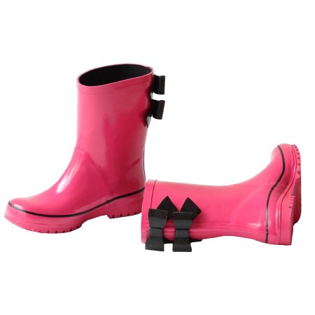 Cute Kids-Toddler Pink Rain Boots -- Mommy Blogger-Vlogger - The Overwhelmed Mommy