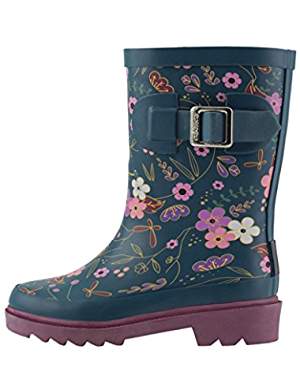 Cute Kids-Toddler Floral Print Rain Boots -- Mommy Blogger-Vlogger - The Overwhelmed Mommy