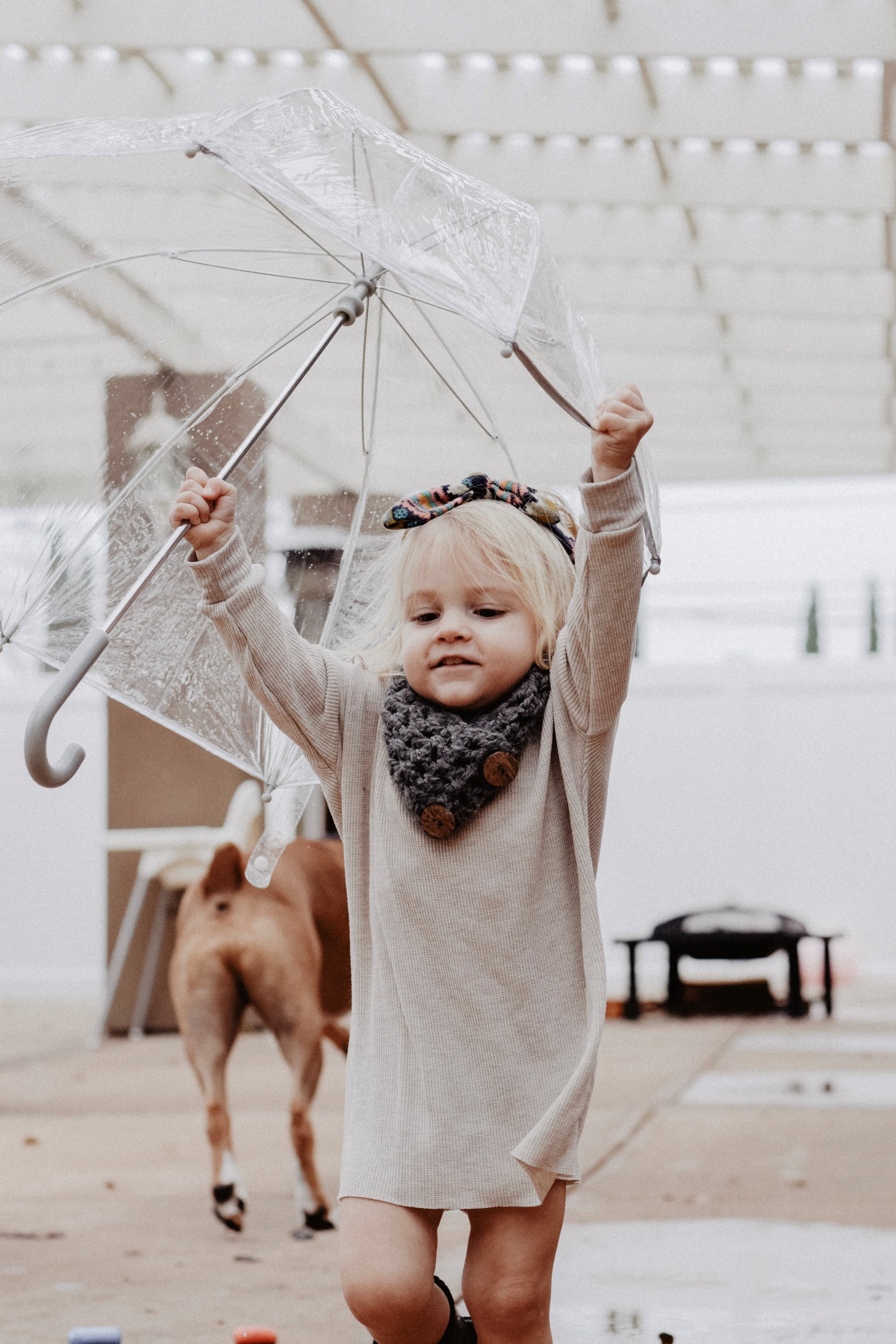 Cute Kids Rain Boots - Clear Kids Umbrellas -- Mommy Blogger-Vlogger - The Overwhelmed Mommy
