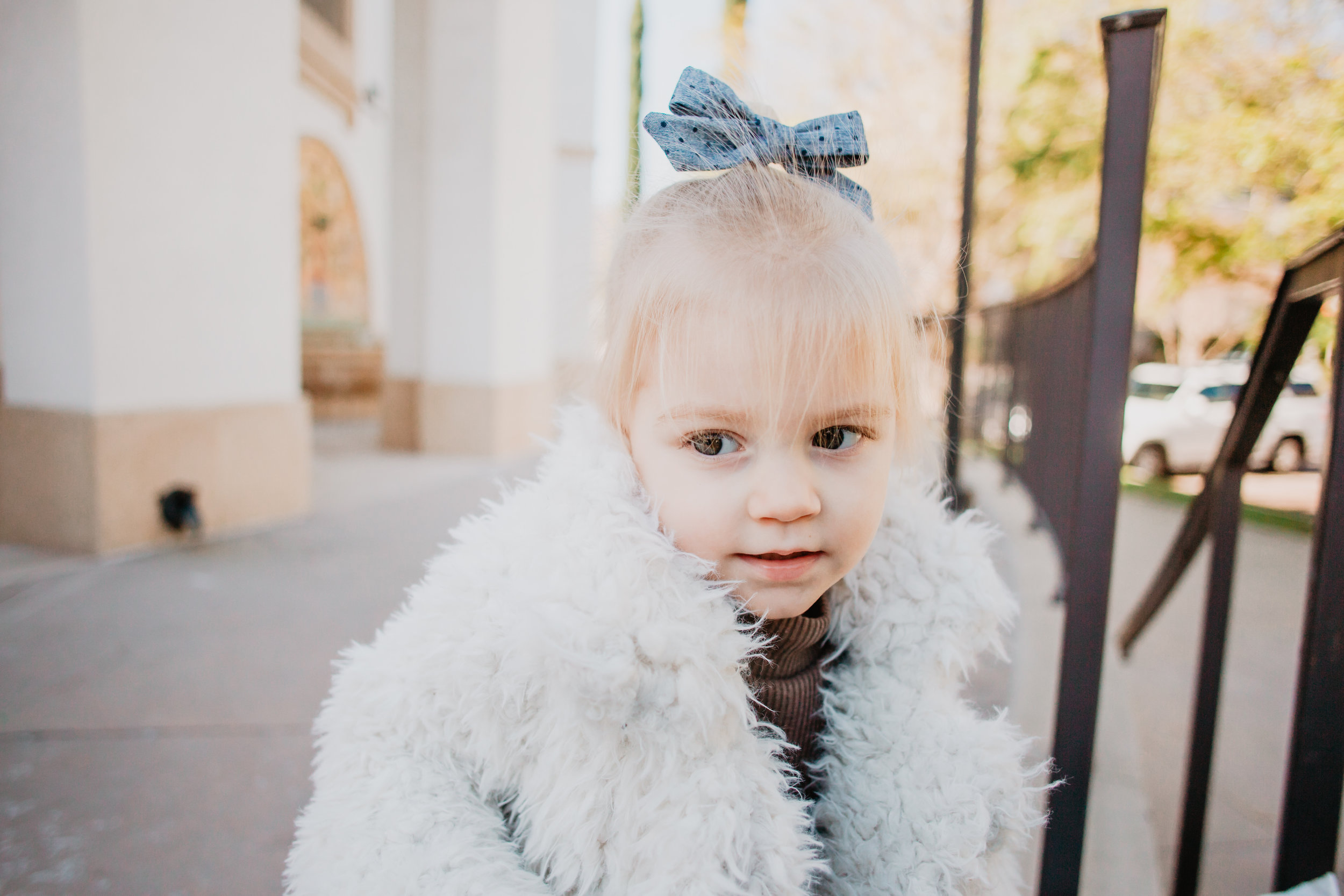 Cute Winter Kids Clothes --Kids White Fur Coat -- Mommy Blogger - The Overwhelmed Mommy