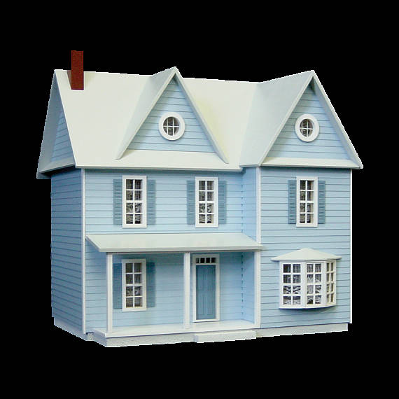 Cute Wooden Dollhouses -- The Overwhelmed Mommy Blogger