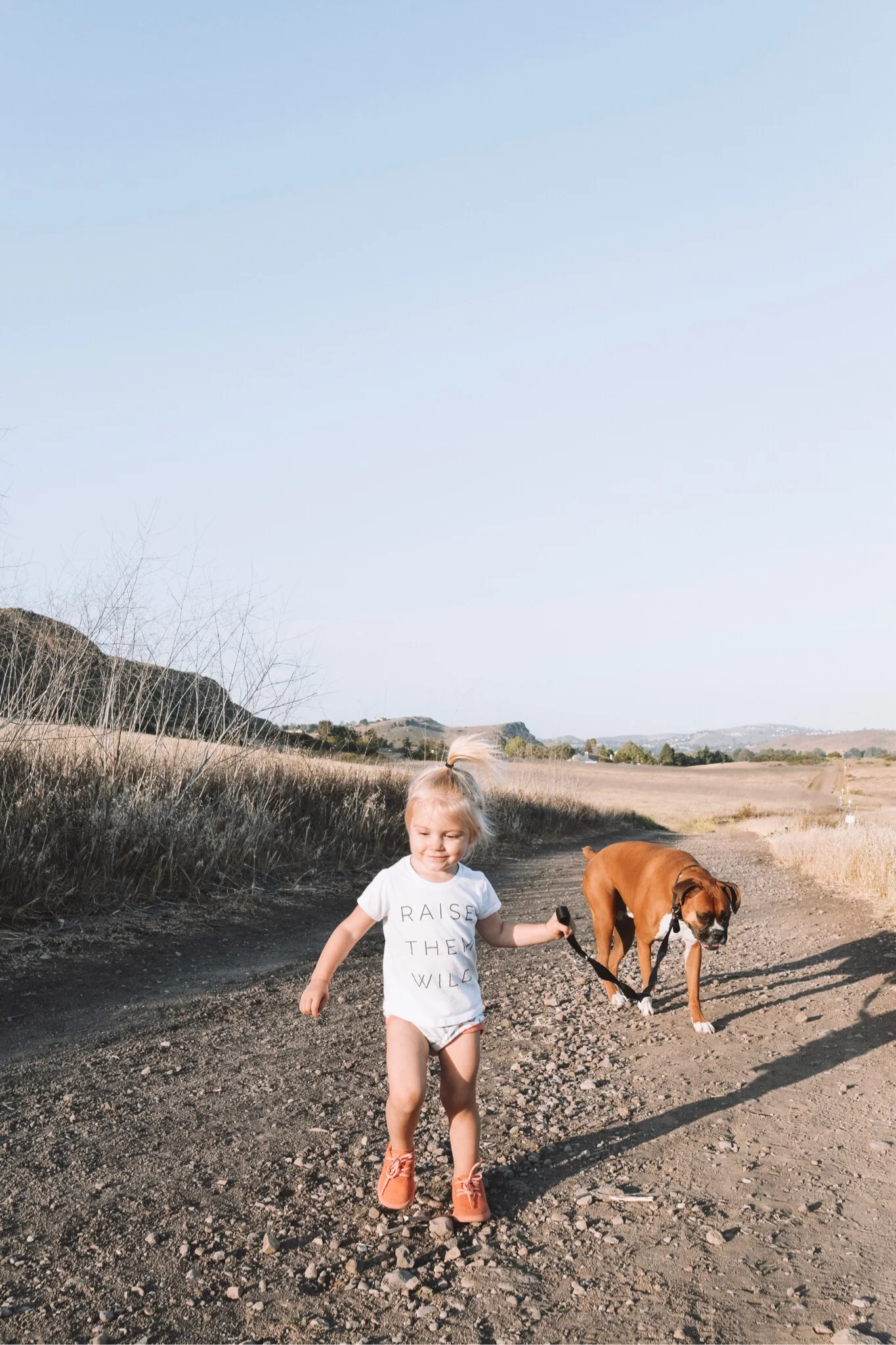 I'm raising my kids wild.