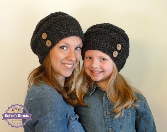 Mommy and Me Beanies - The Overwhelmed Mommy Blogger