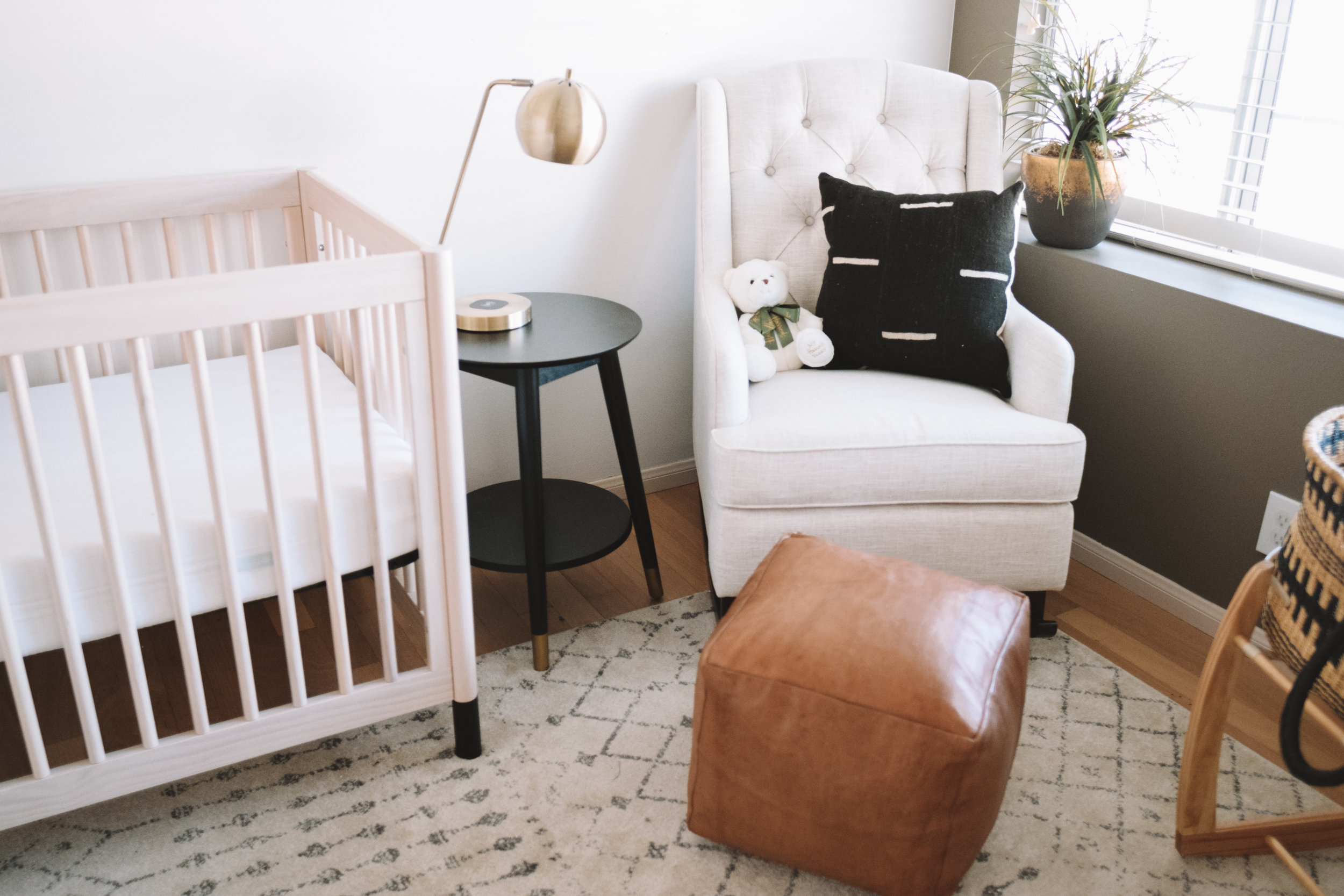 Natural, Minimalistic Baby Boy Nursery Tour Reveal - The Overwhelmed Mommy Blogger