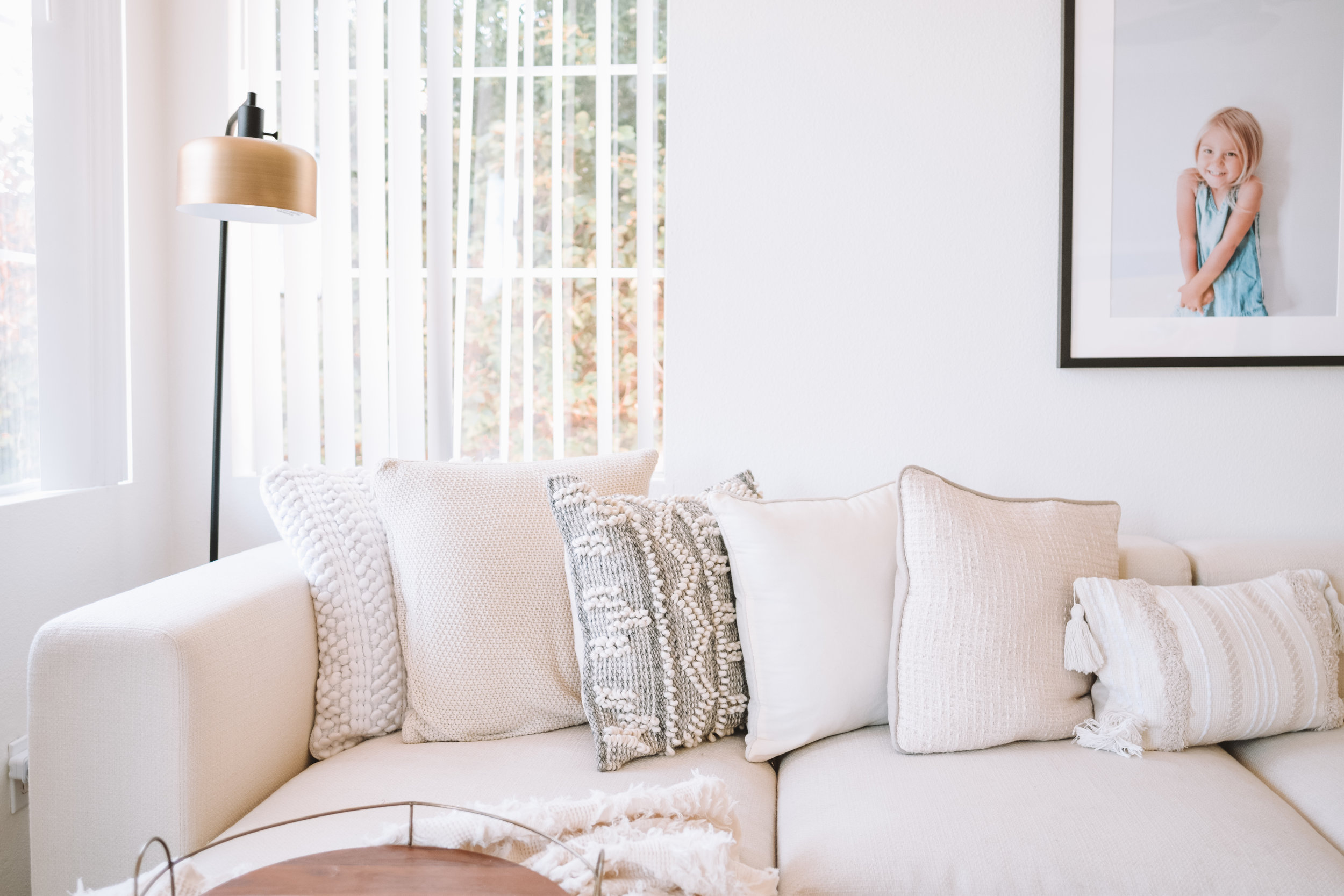 White Living Rooms Ivory Walls