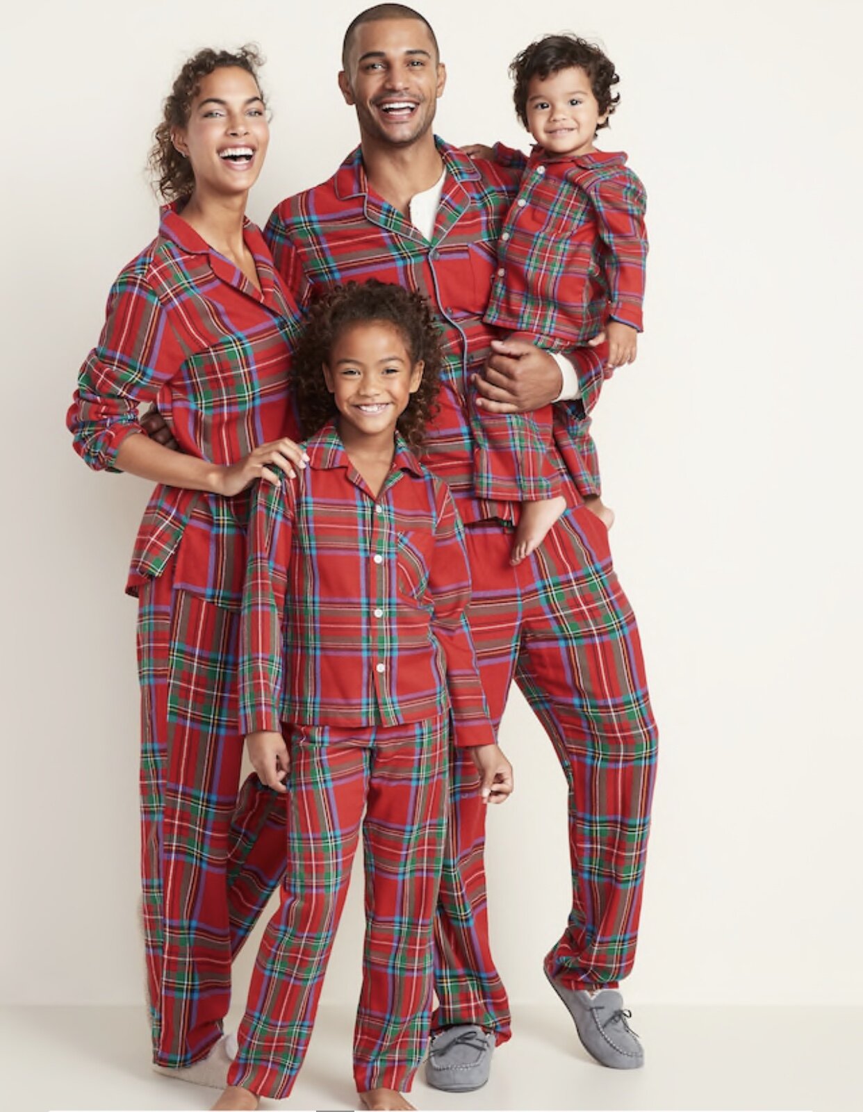 Cute Matching Family Holiday Pajamas Jammies PJ's - The Overwhelmed Mommy Blogger