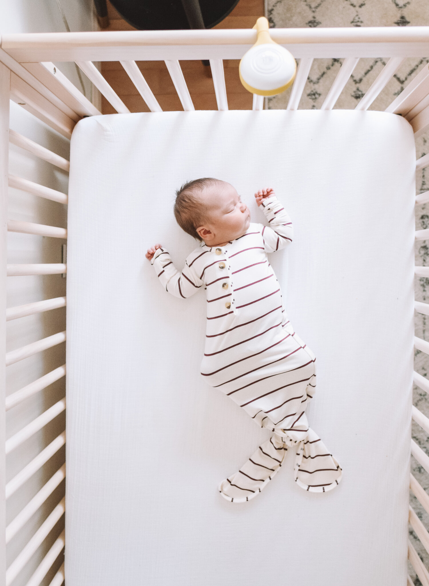 how long do a baby sleep in a crib