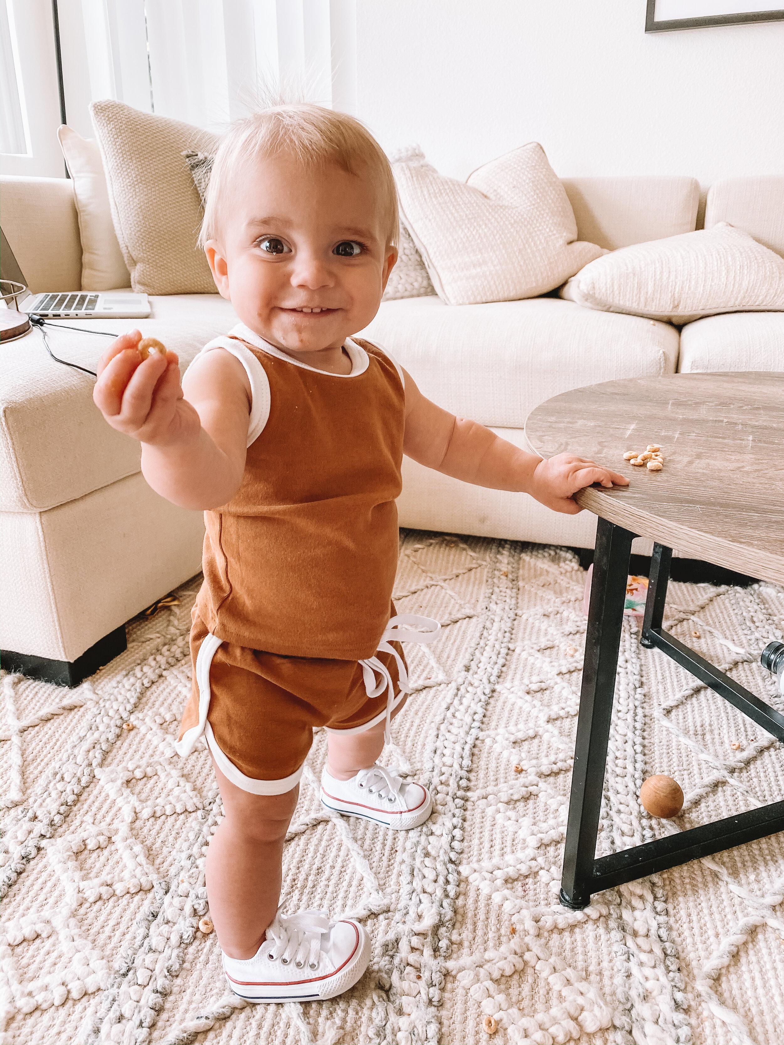 Mommy and Me Burnt Orange Sweatsuits — The Overwhelmed Mommy Blog