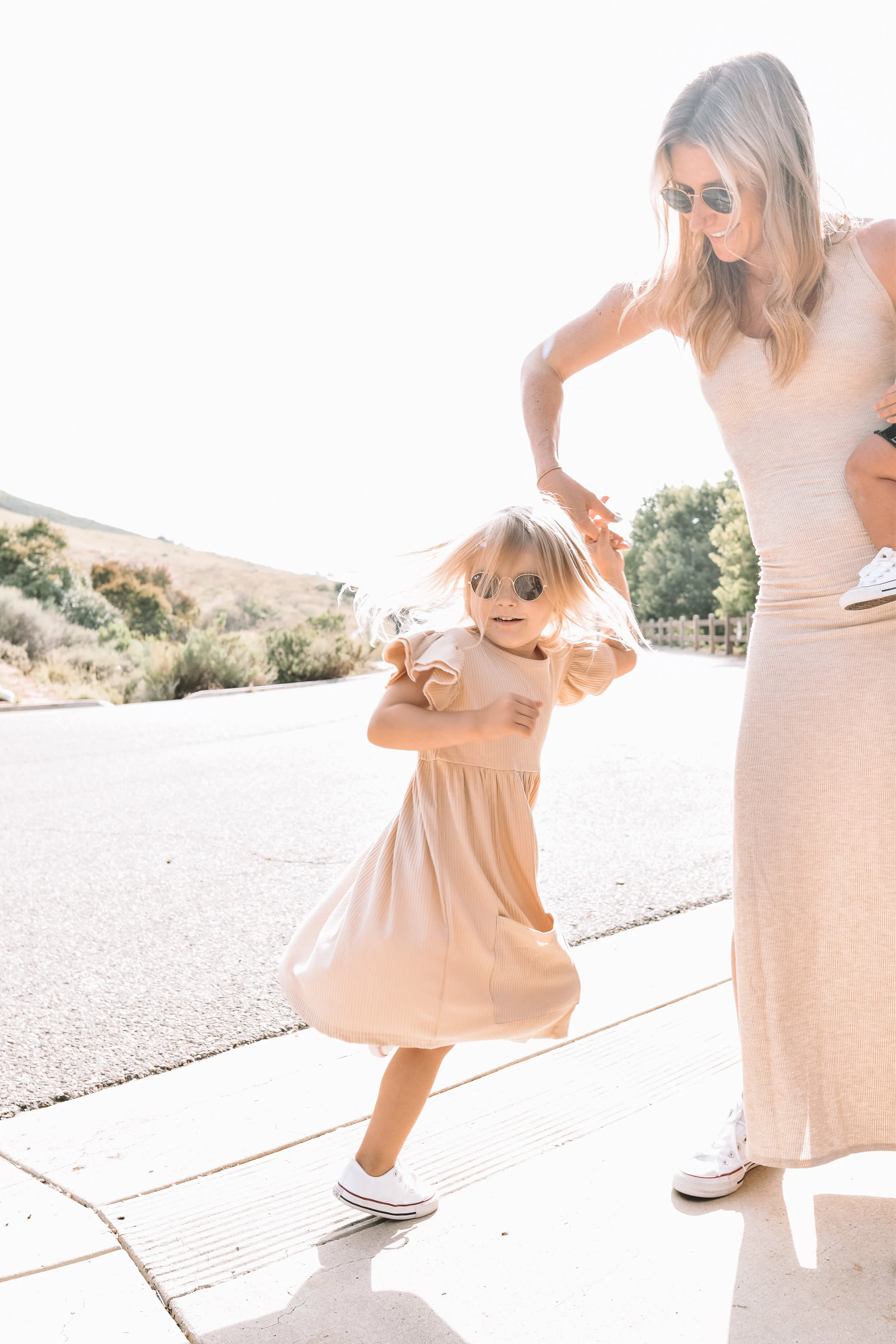 mommy and me jean dress