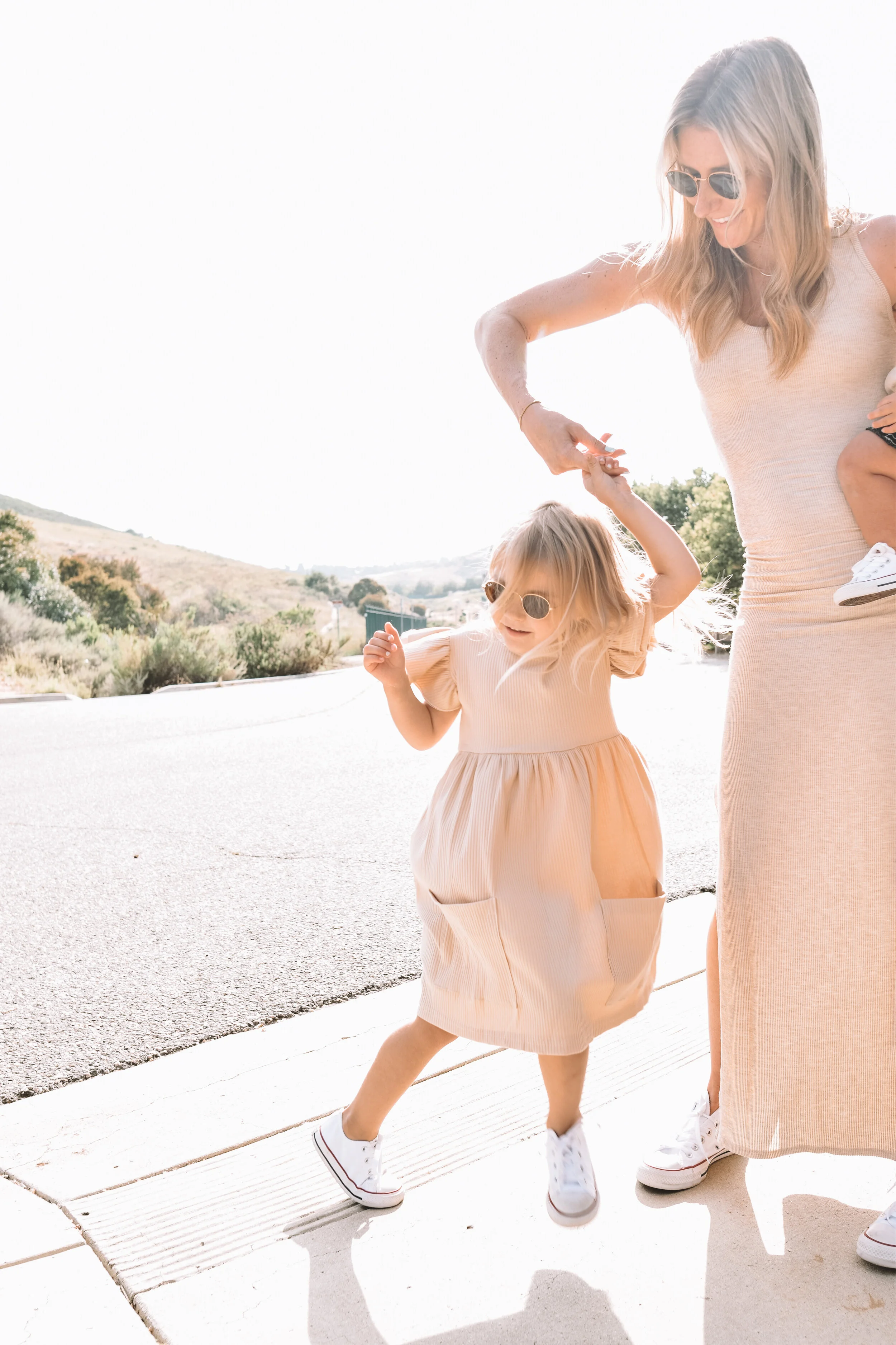 mommy and me jean dress