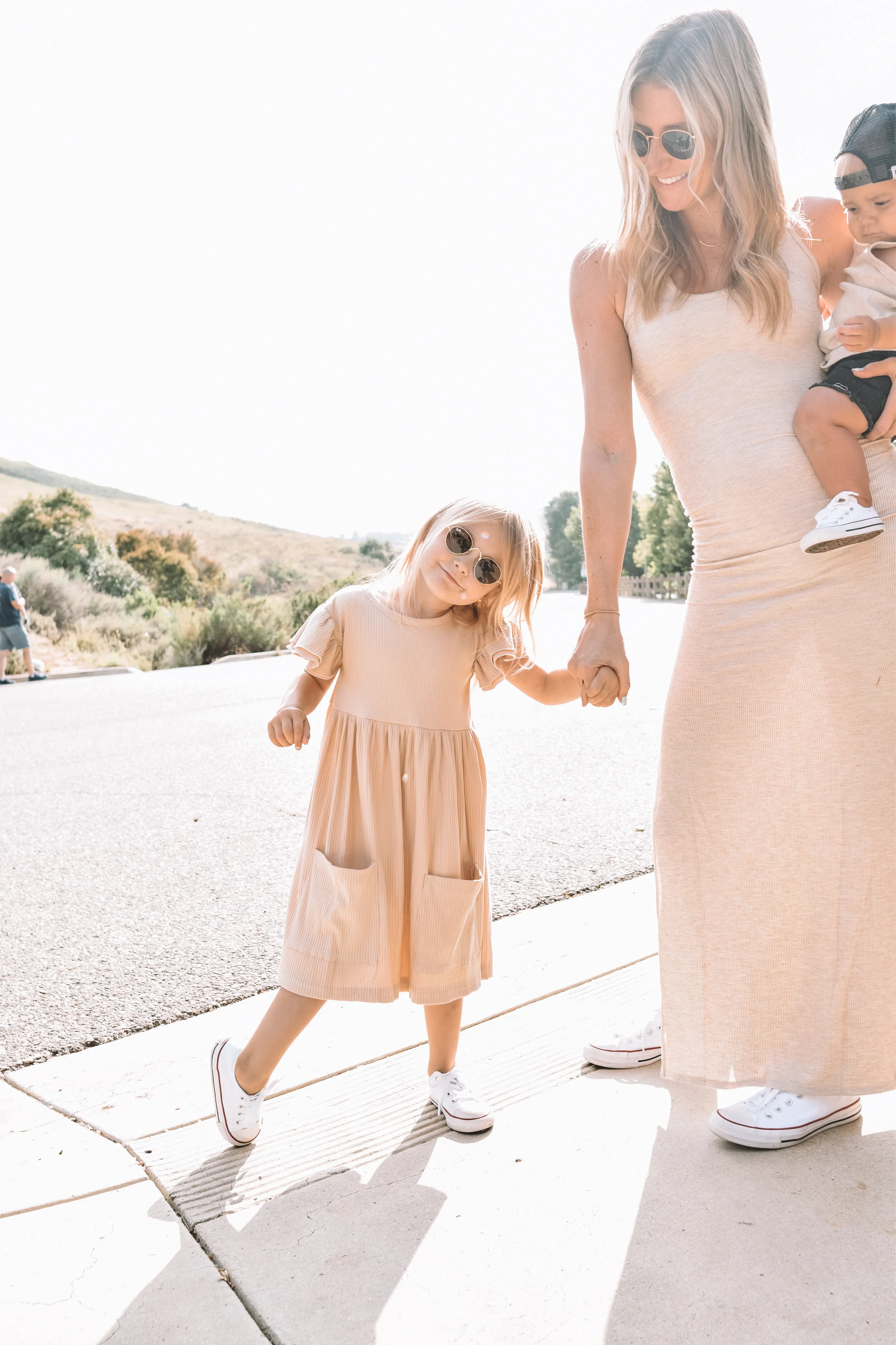 mommy and me jean dress