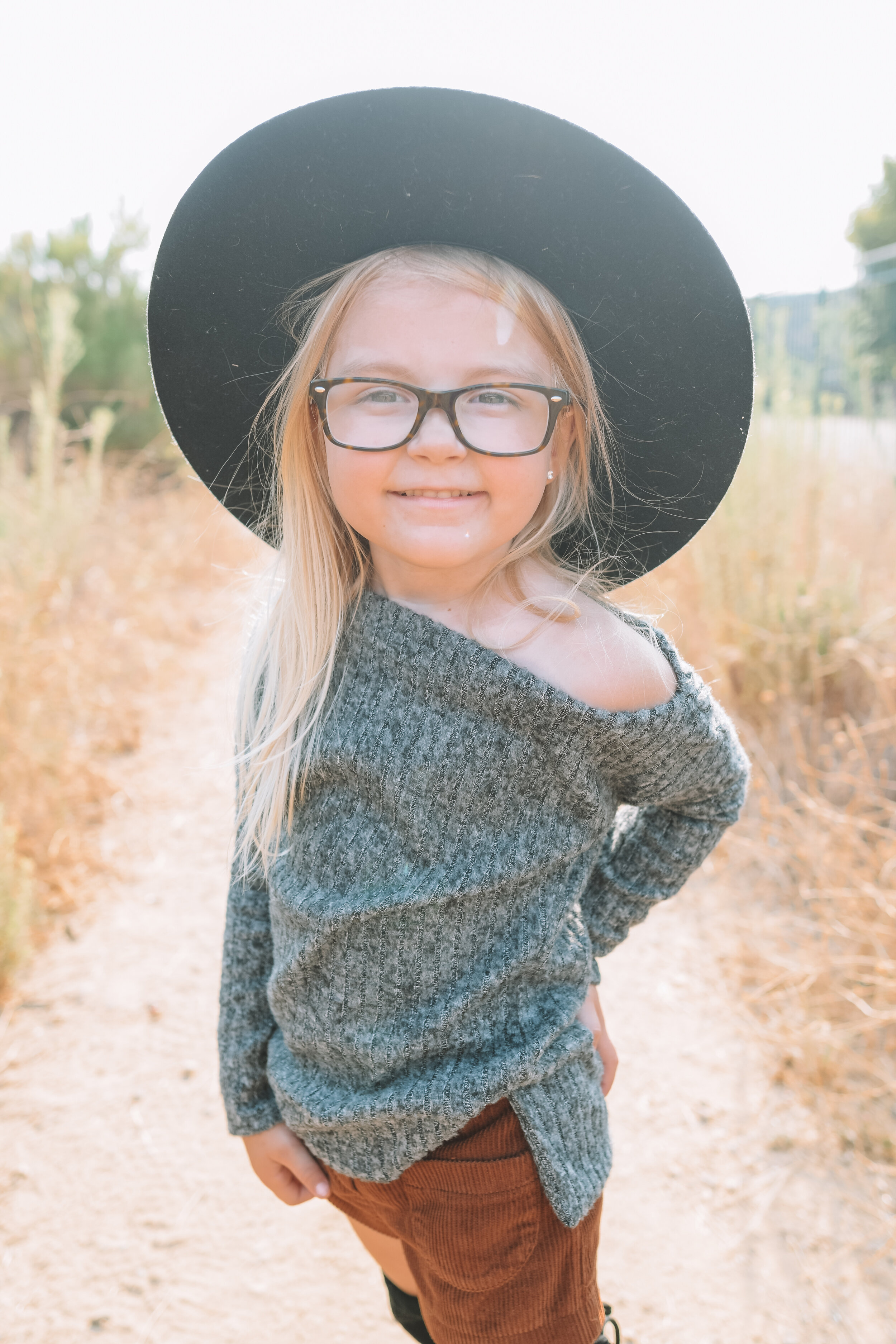 Cute Fall Kids Clothes - Grey Ribbed Sweater - Brooklynn and Grey Kids Small Shop