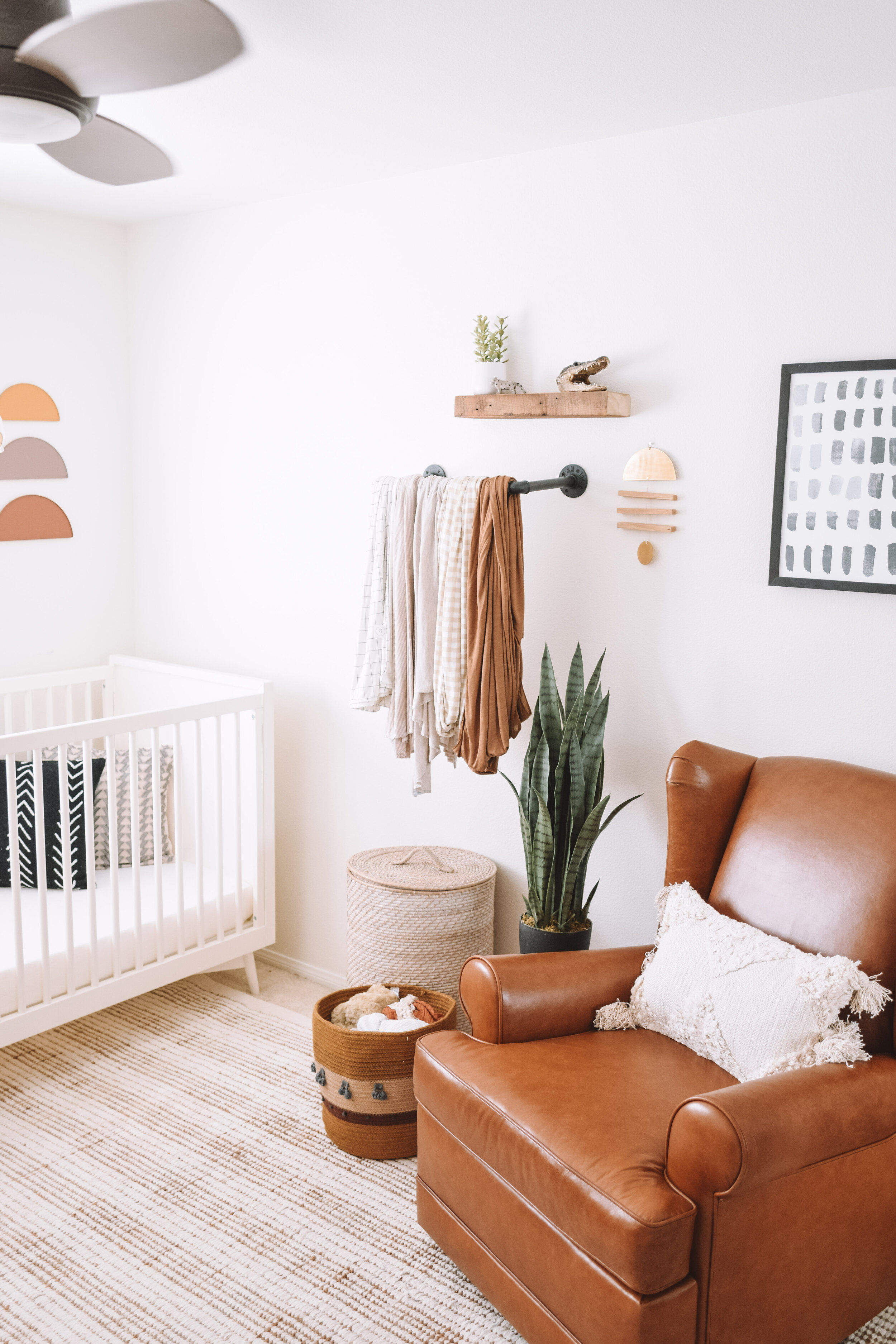 Neutral Double Crib Pottery Barn Nursery - Twin Nursery Inspo