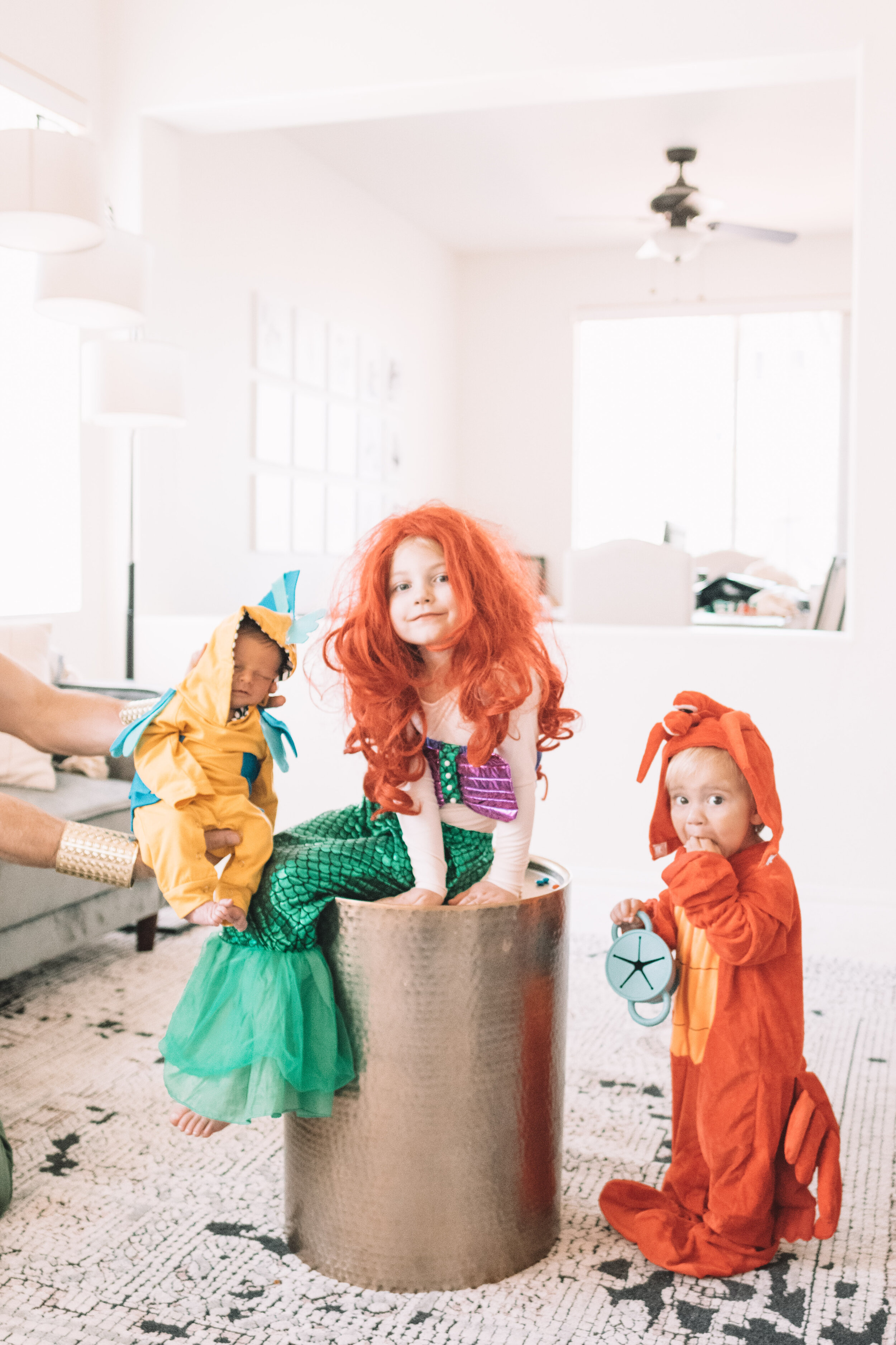 Family Halloween Costume Ideas - Little Mermaid Costumes