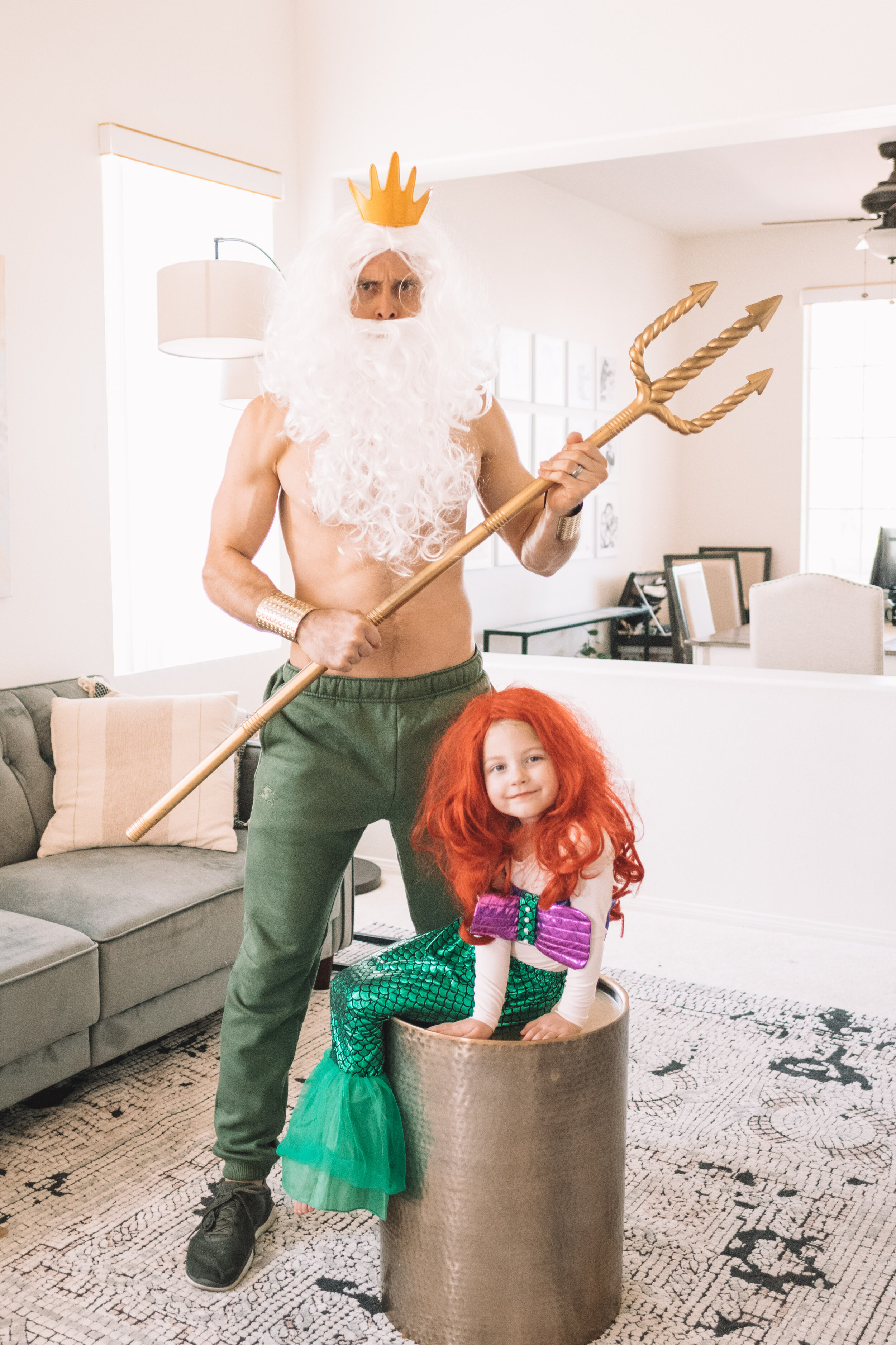 Family Halloween Costume Ideas - Little Mermaid Costumes