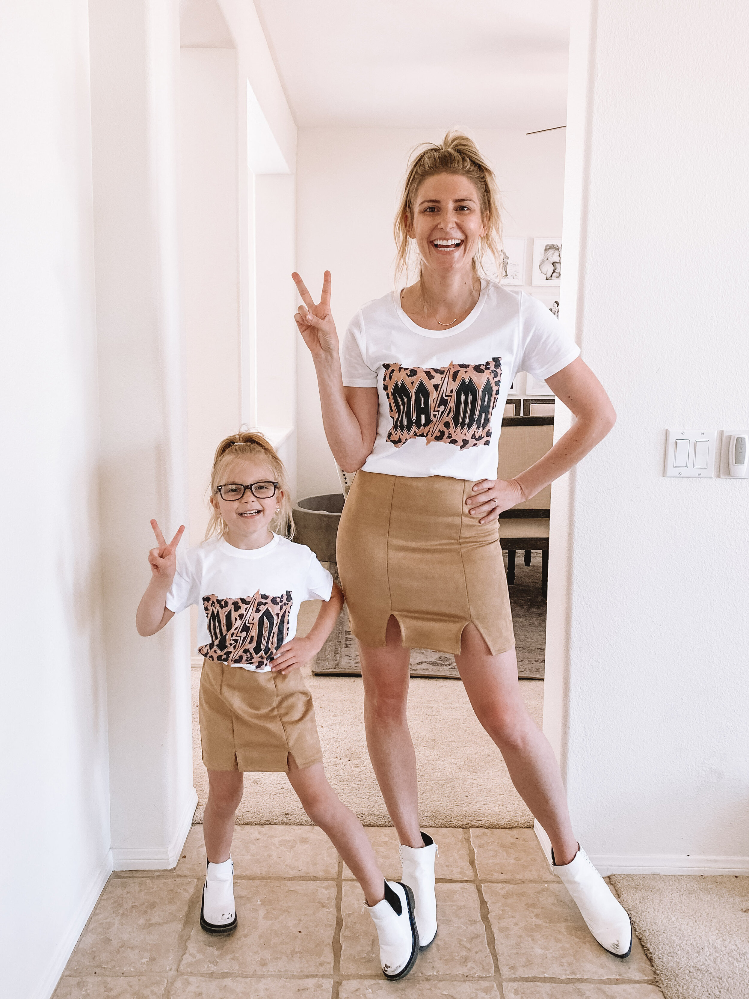 Mommy and Me Matching Skirts-Tees-Clothes - Little Mia Bella