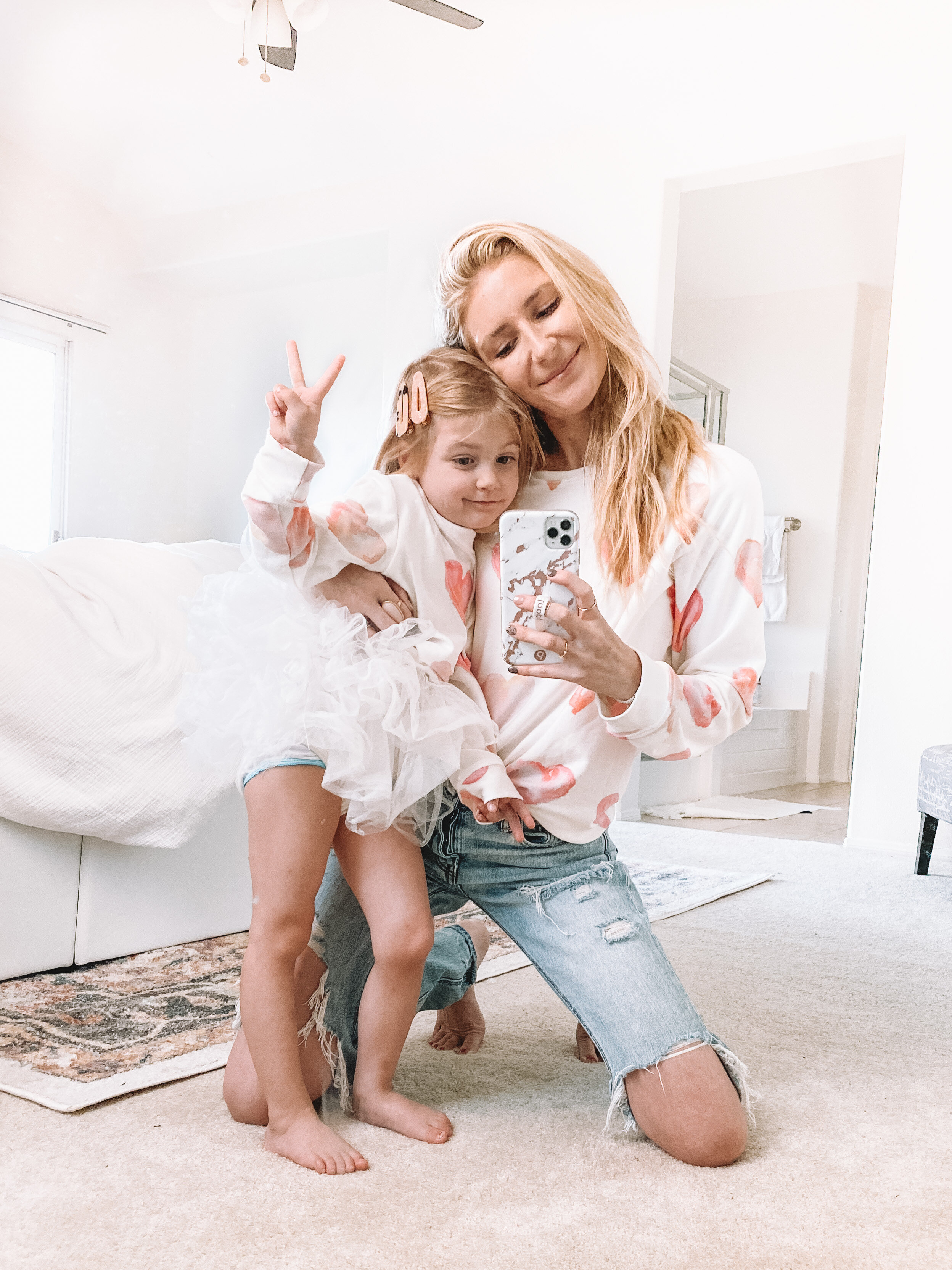 Mommy and Me Matching Clothes - Jenn Hallak of The Overwhelmed Mommy
