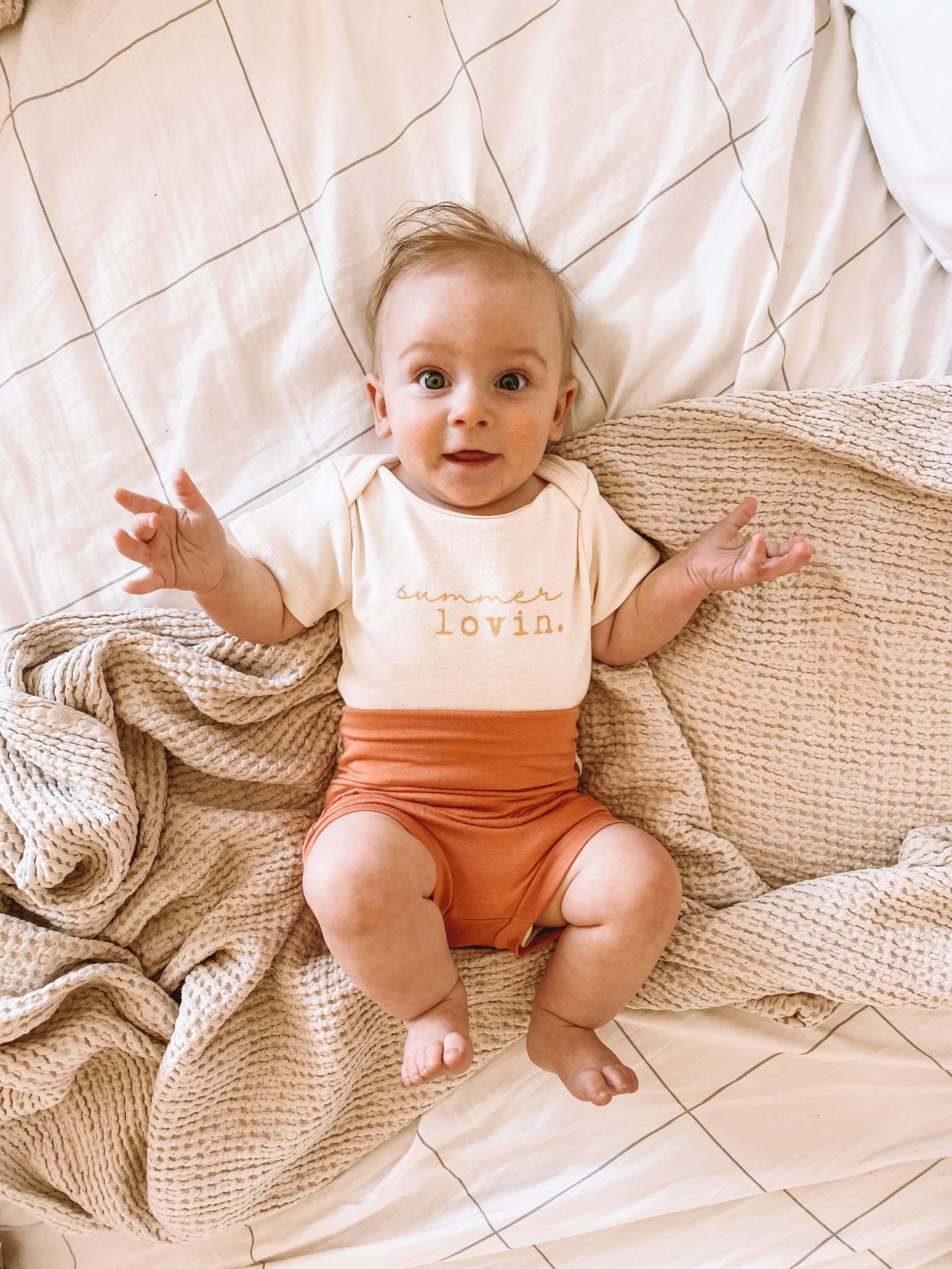 Tenth and Pine Summer Collection - Discount Code: JENNH10 - Cute Newborn and Baby Onesies