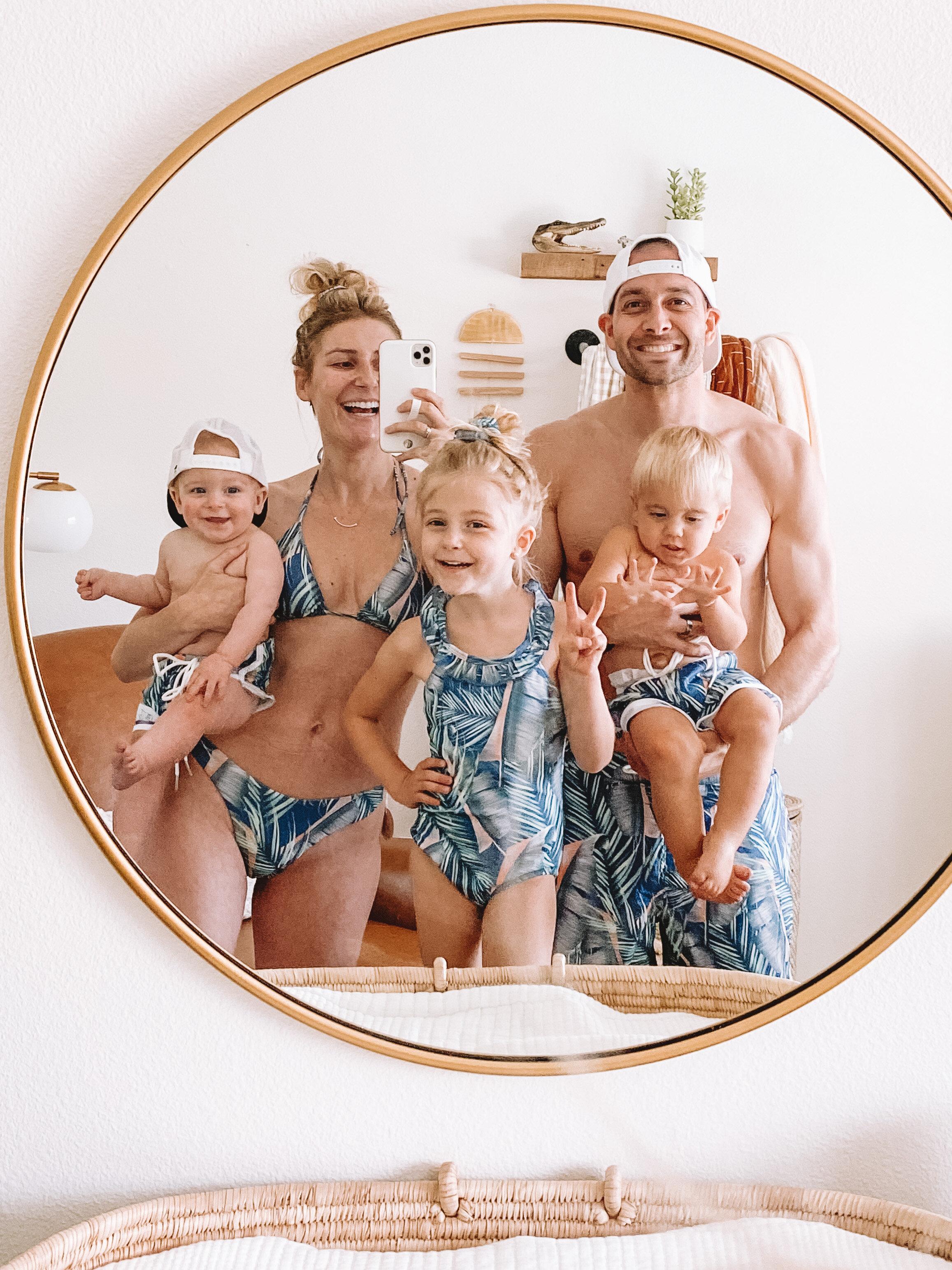 Matching Family Swimsuits - The Overwhelmed Mommy