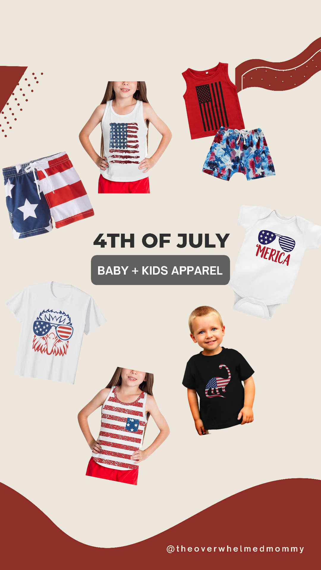 Baby + Kids 4th of July Outfits and Apparel