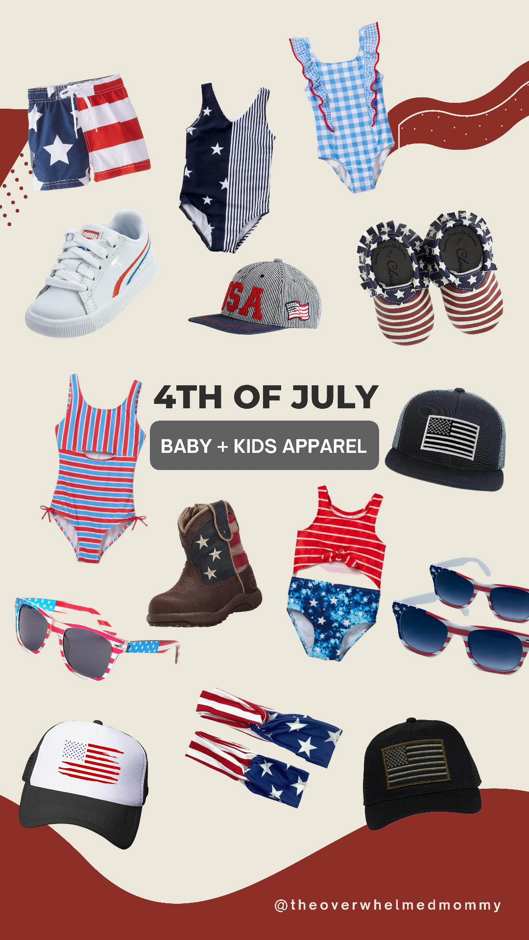 Baby + Kids 4th of July Outfits and Apparel