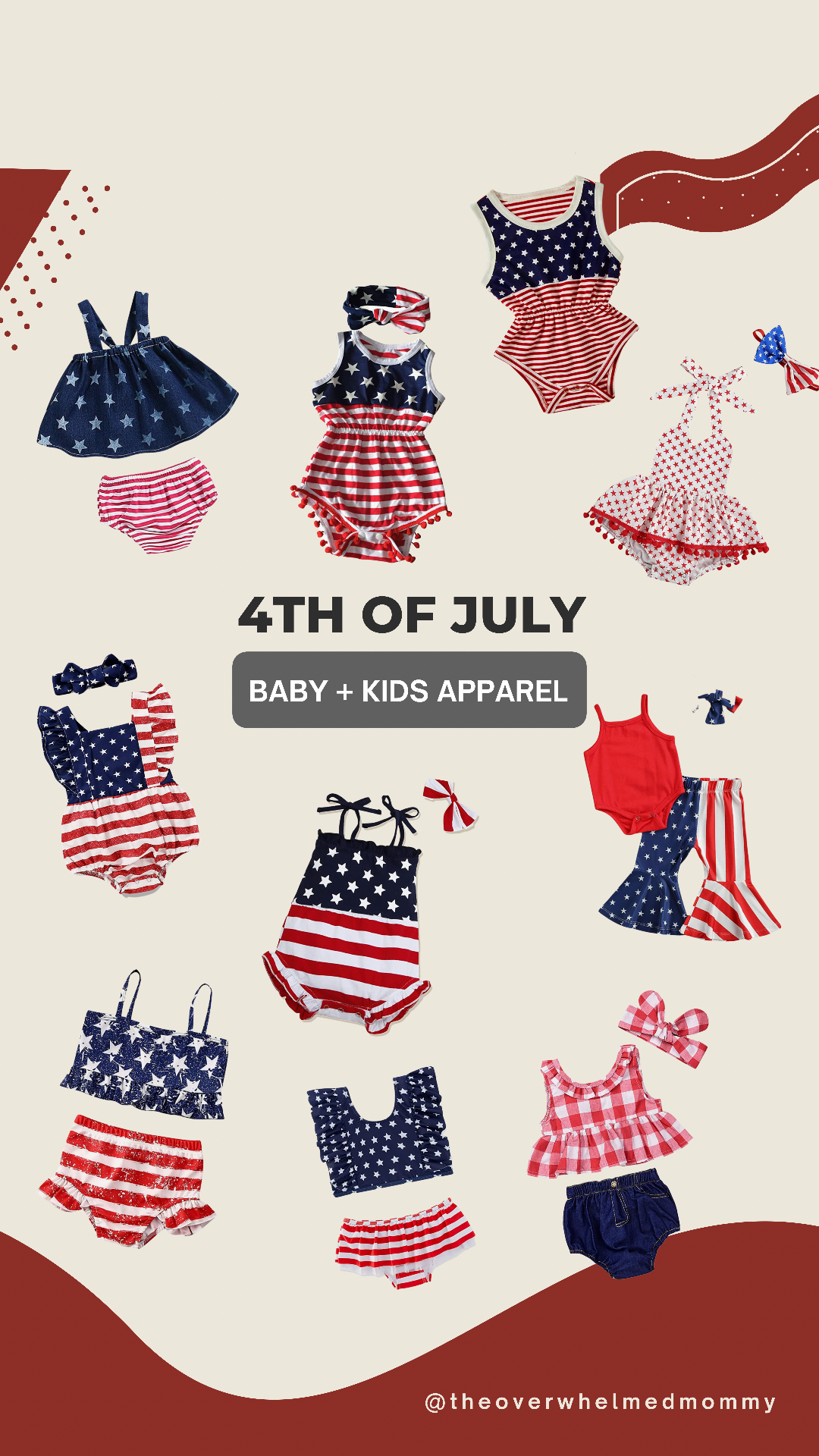 Baby + Kids 4th of July Outfits and Apparel