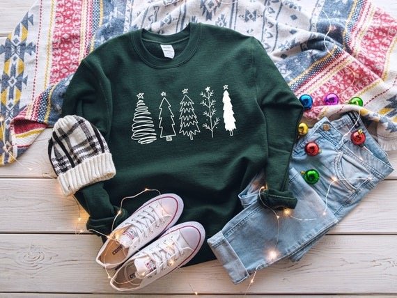 Adult Women's Holiday Sweatshirts - The Overwhelmed Mommy Blogger