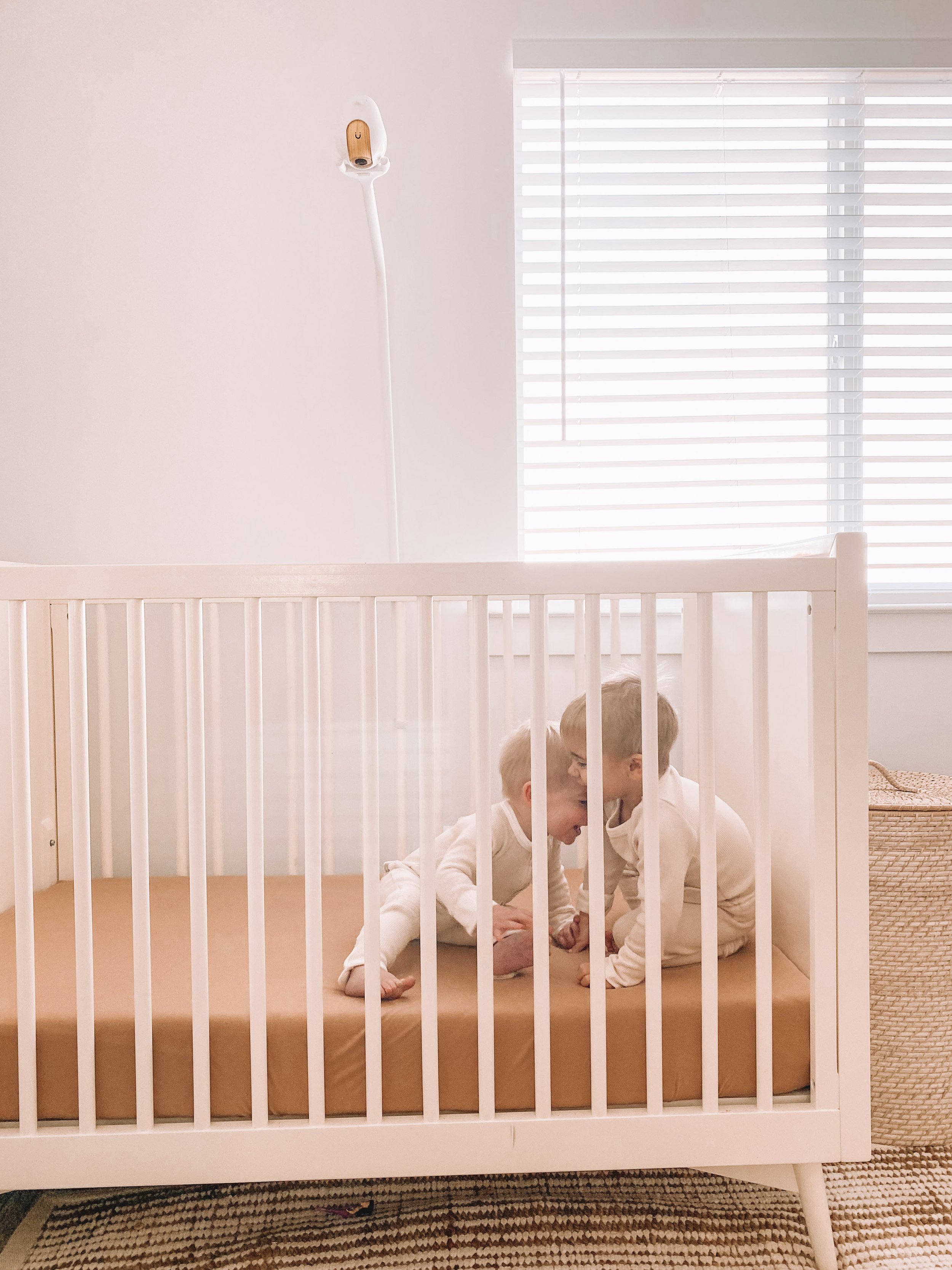 Camel-Brown Toddler Crib Sheets - Goumi