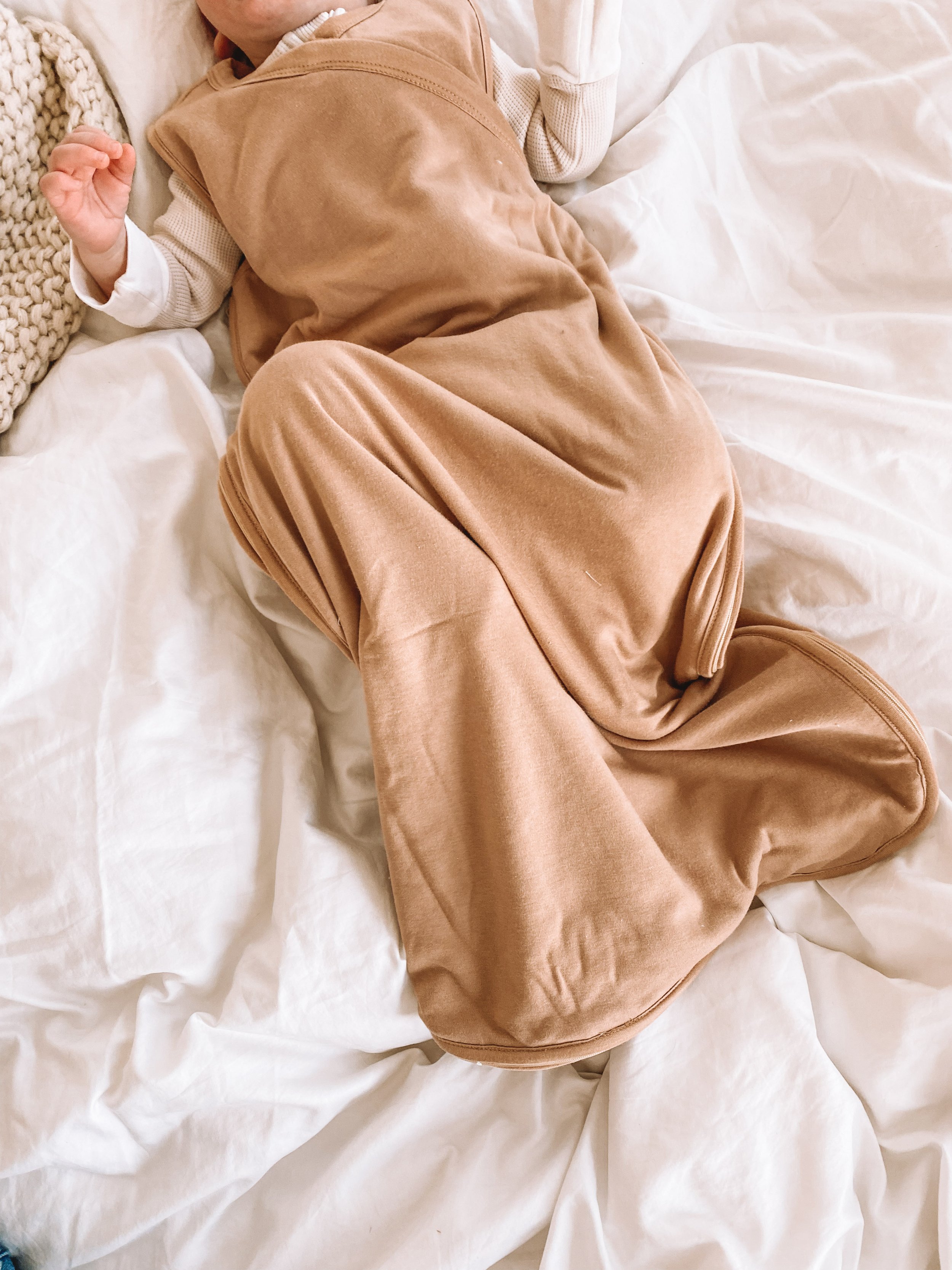 Camel-Brown Toddler Sleep Sacks - Goumi