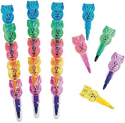 Baby-Kids Easter Basket Ideas - Easter Bunny Crayons