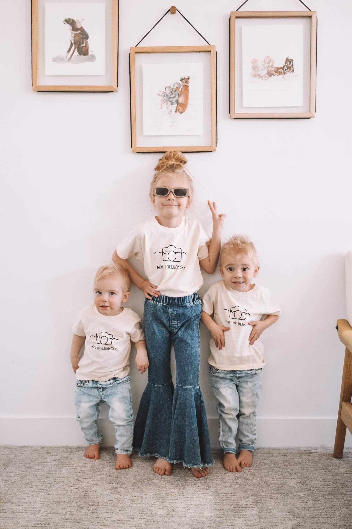 Mini Influencer Tees + Kids Sunglasses — The Overwhelmed Mommy Blog