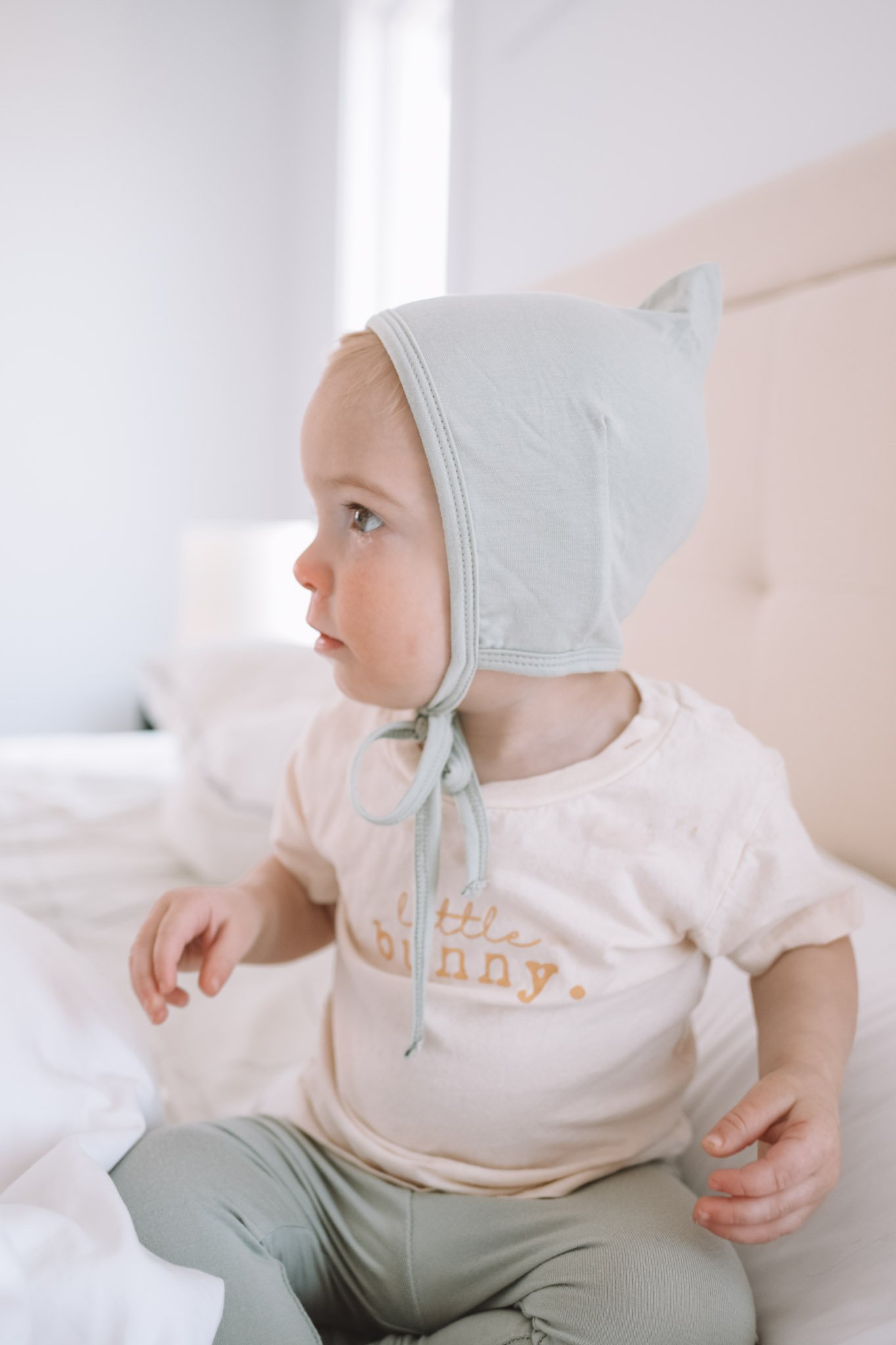 Kids Easter Shirt + Bamboo Baby Bonnet