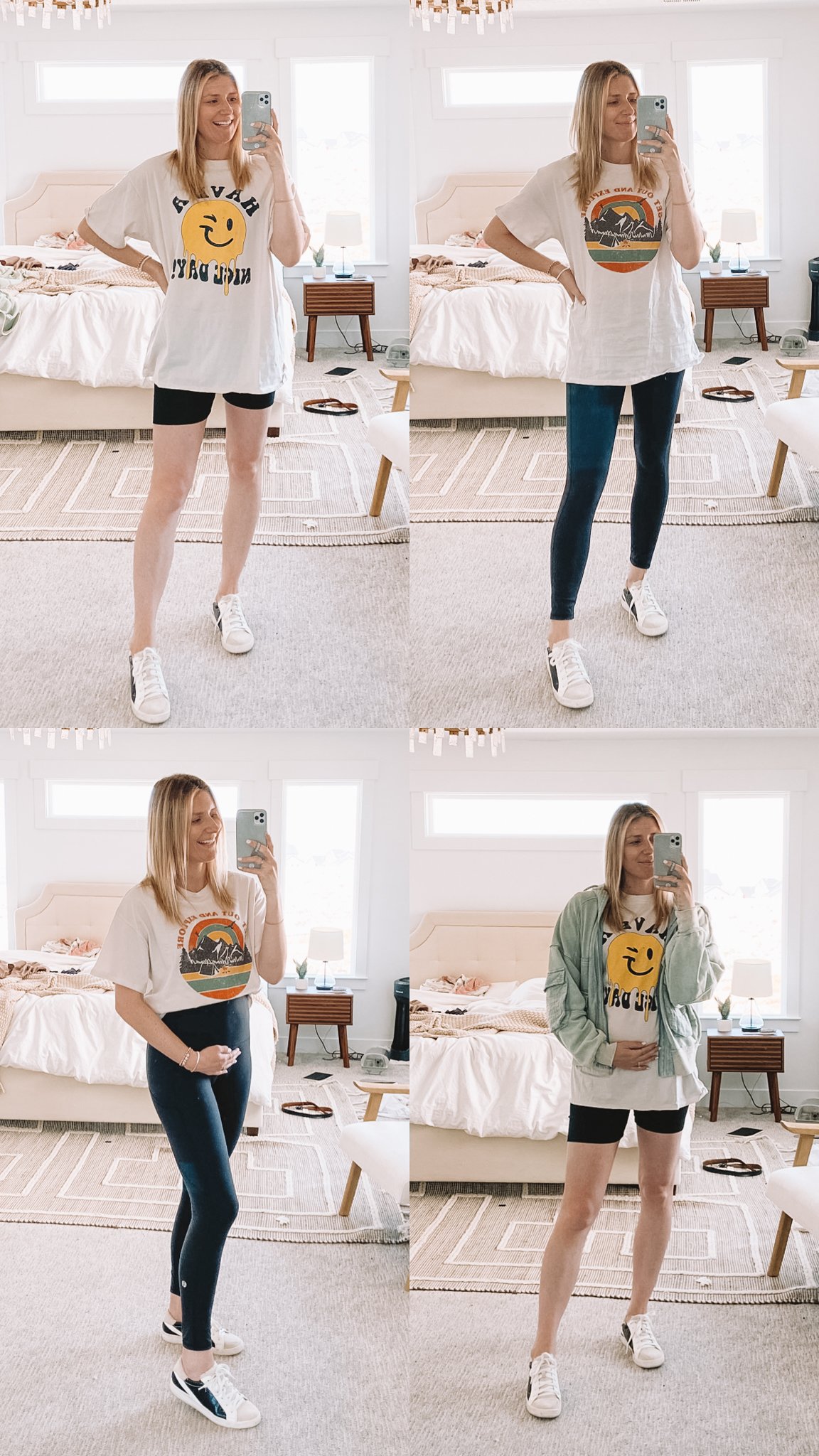 Oversized Graphic Tees - Bump-Friendly Summer Fashion