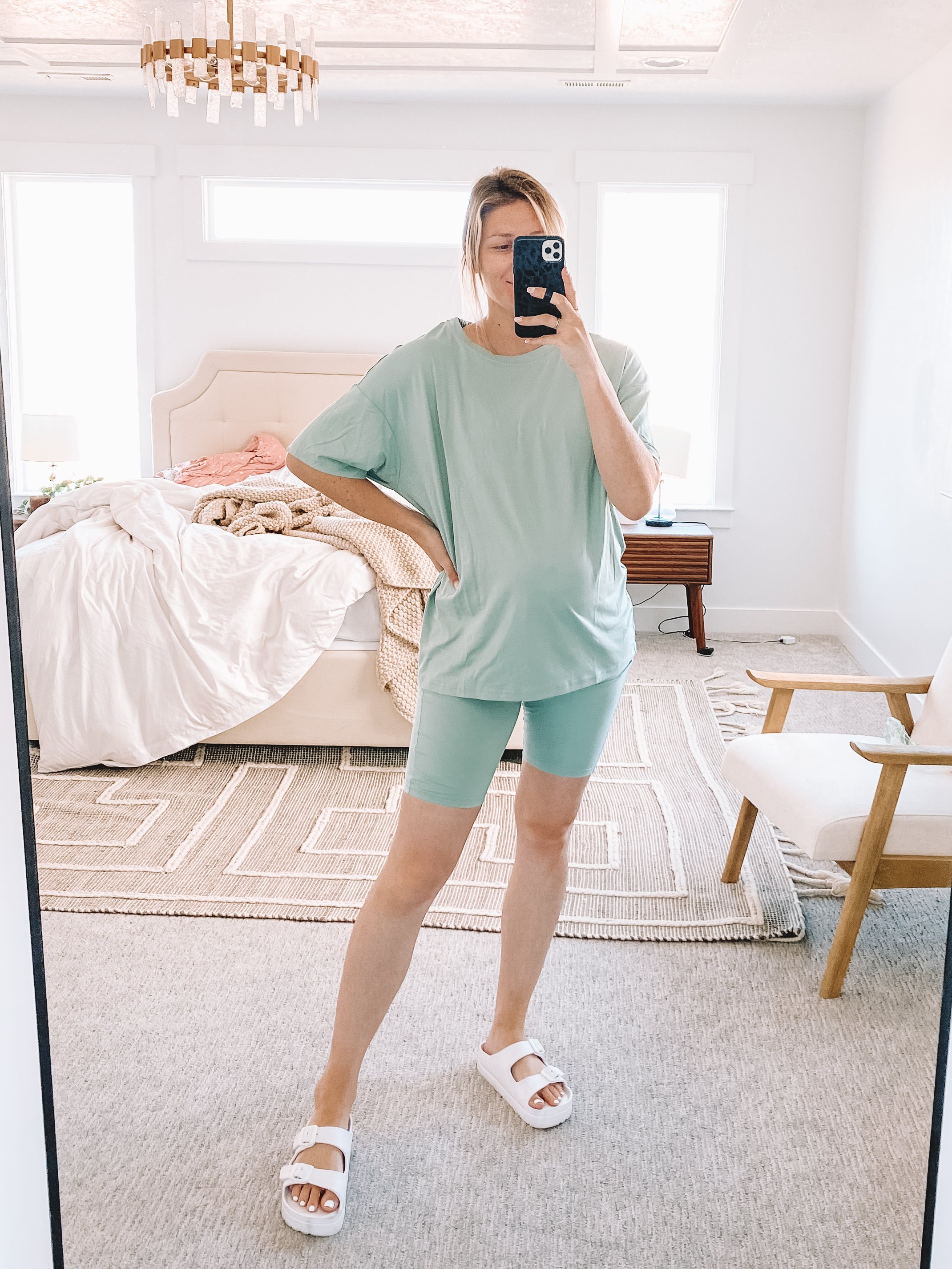 Oversized Tee-Biker Shorts Sets — The Overwhelmed Mommy Blog