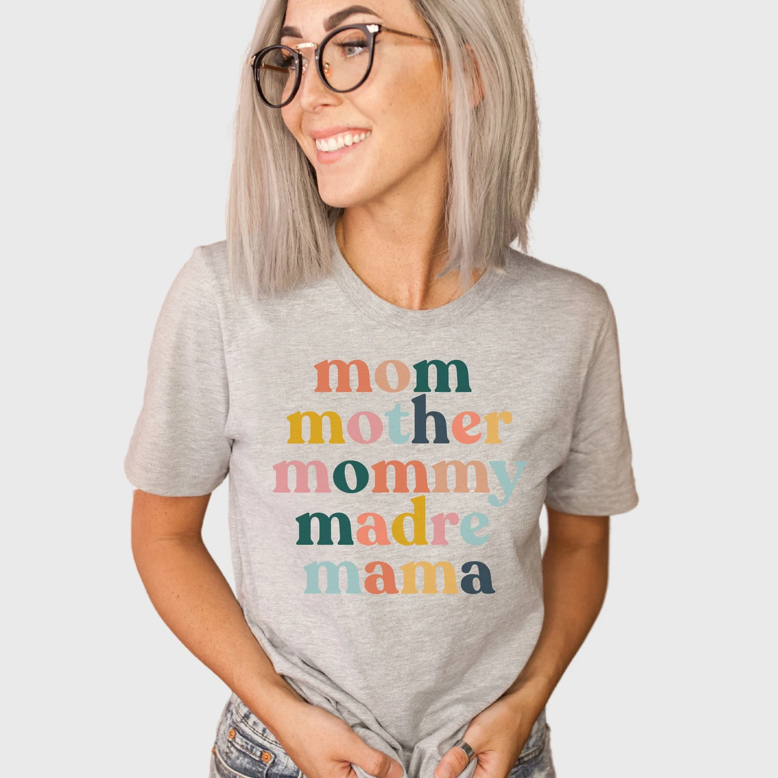 Graphic Tee Mom Shirts