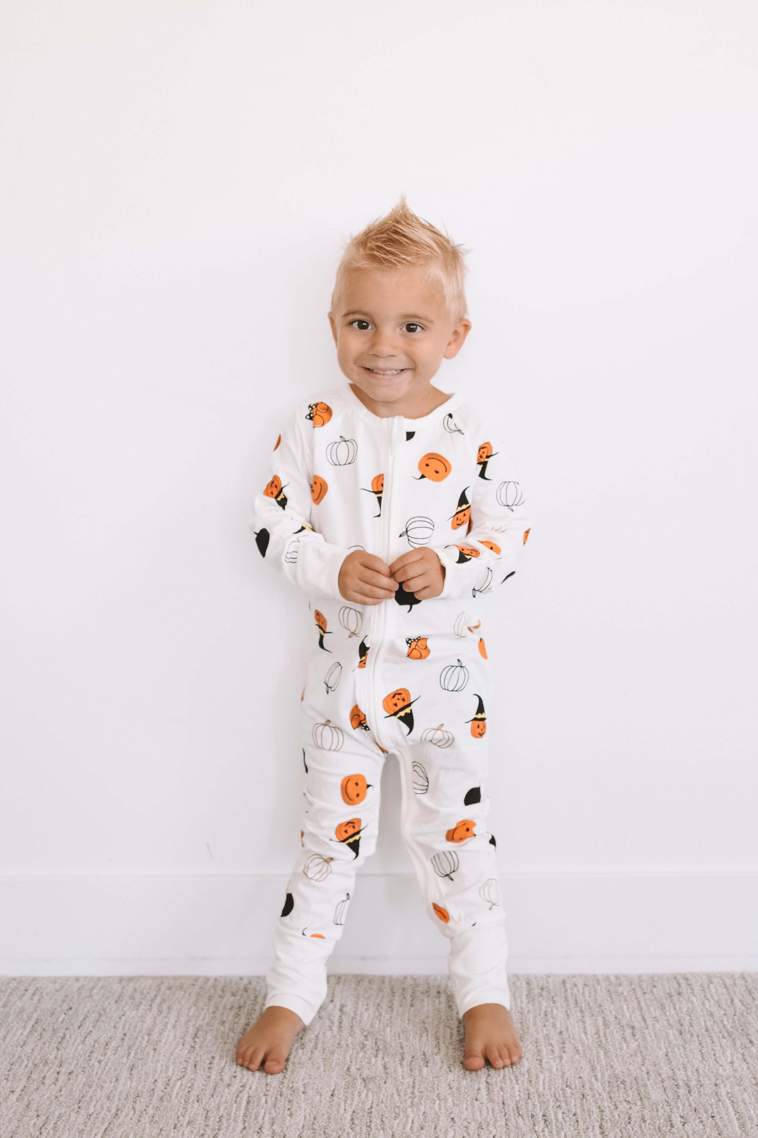 Kids Halloween Pajamas - Pumpkin Pajamas