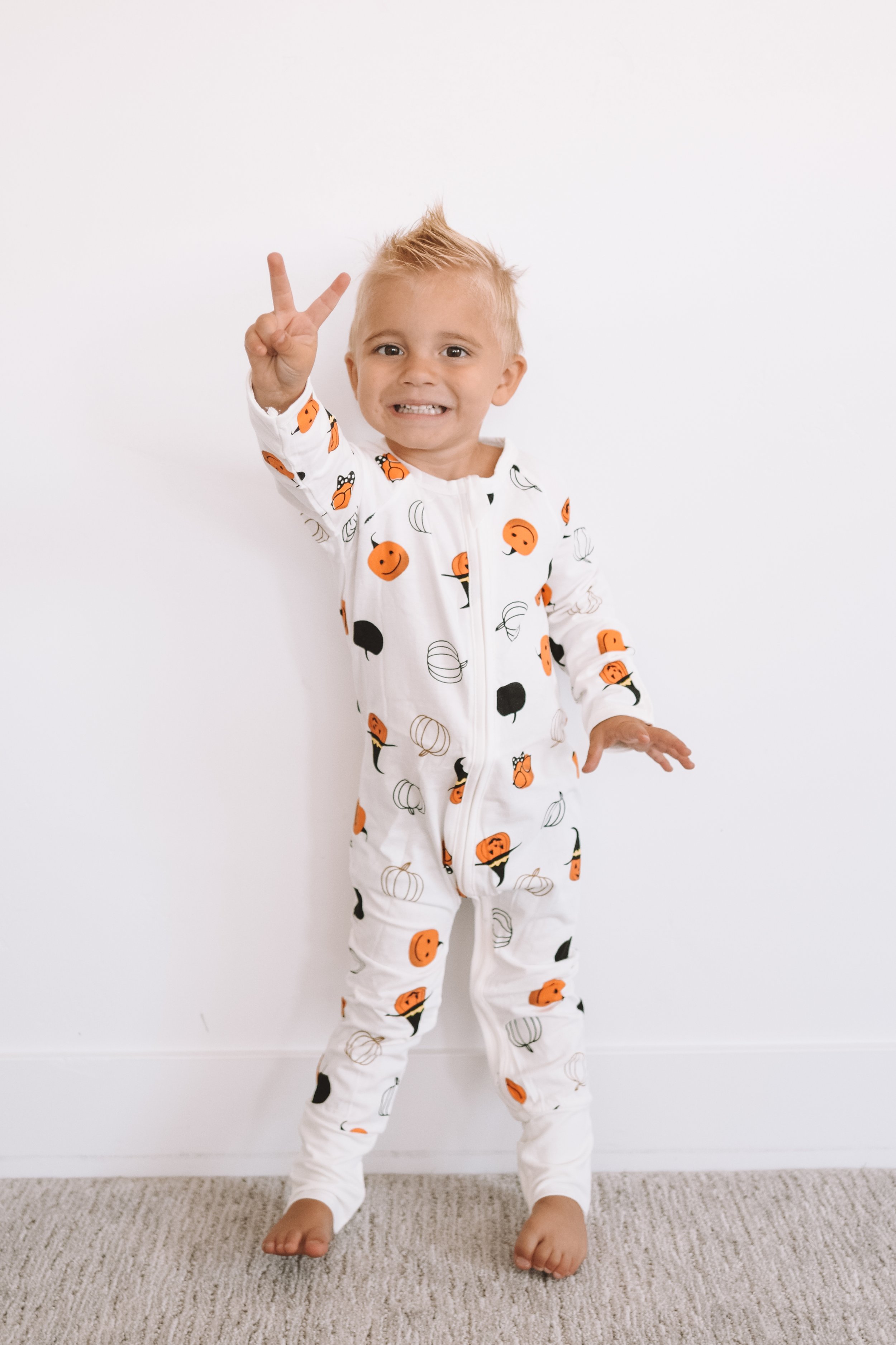 Kids Halloween Pajamas - Pumpkin Pajamas