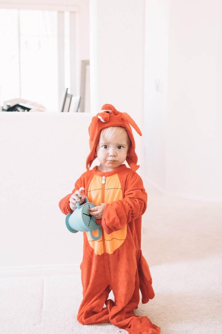 6 Family Halloween Costume Ideas - Baby Lobster Costume