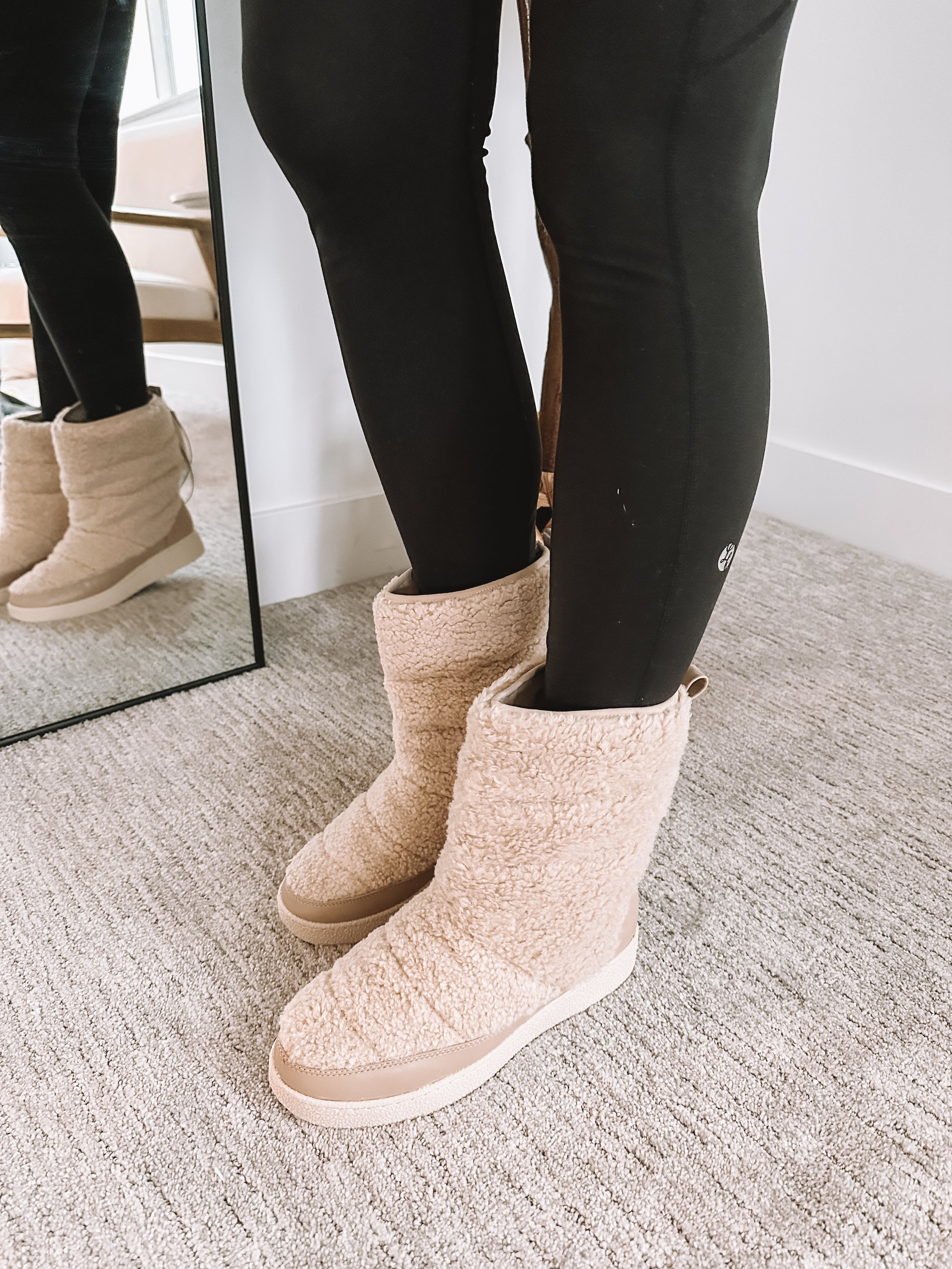 Target Boots - Tan Sherpa Boots