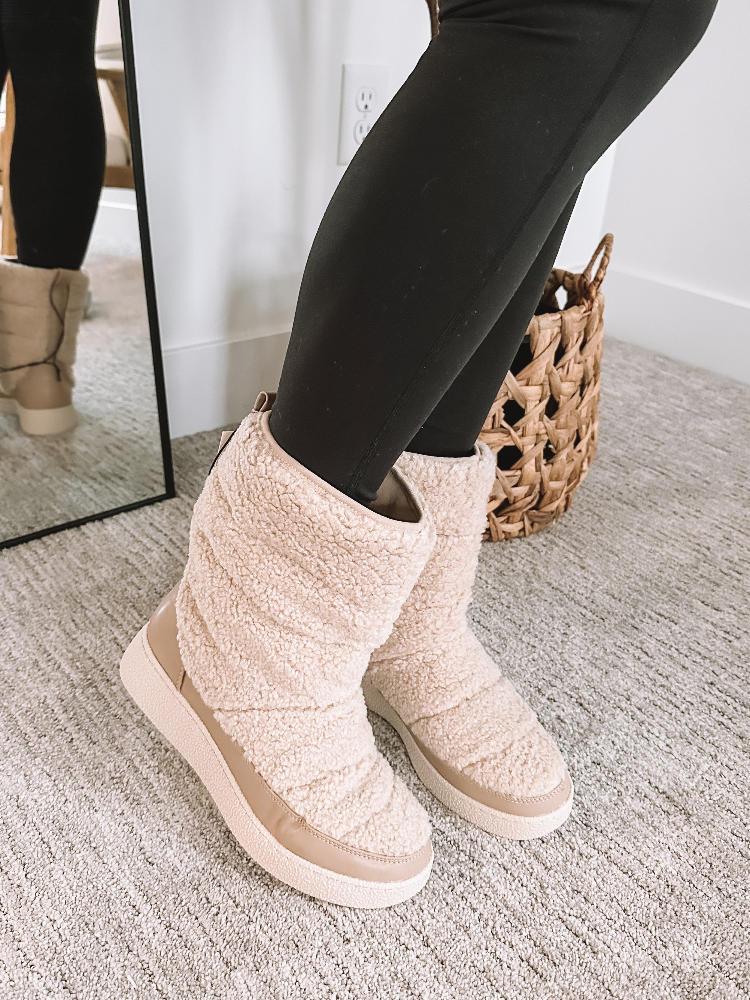 Target Boots - Tan Sherpa Boots