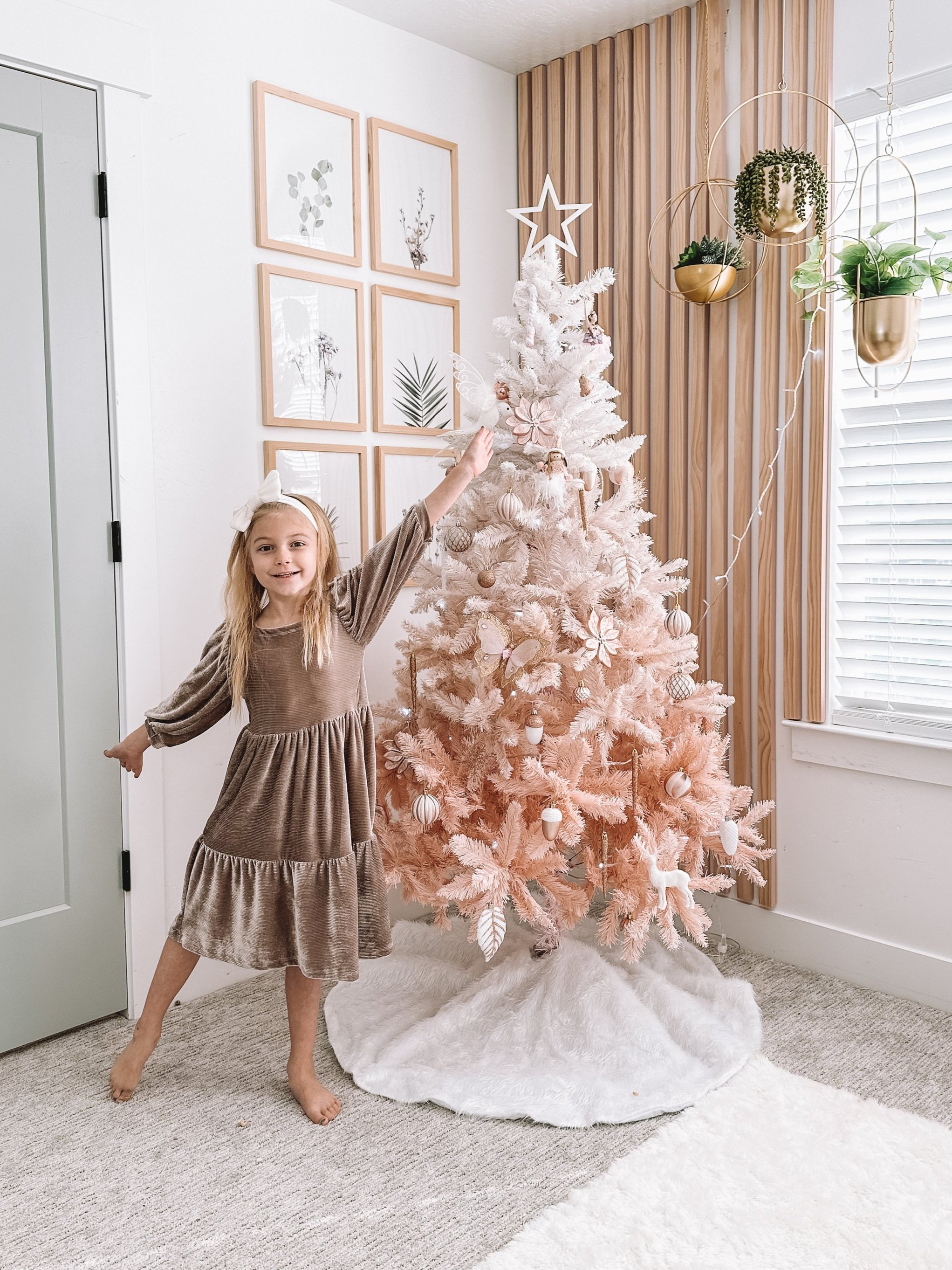 Pink Ombre Christmas Tree