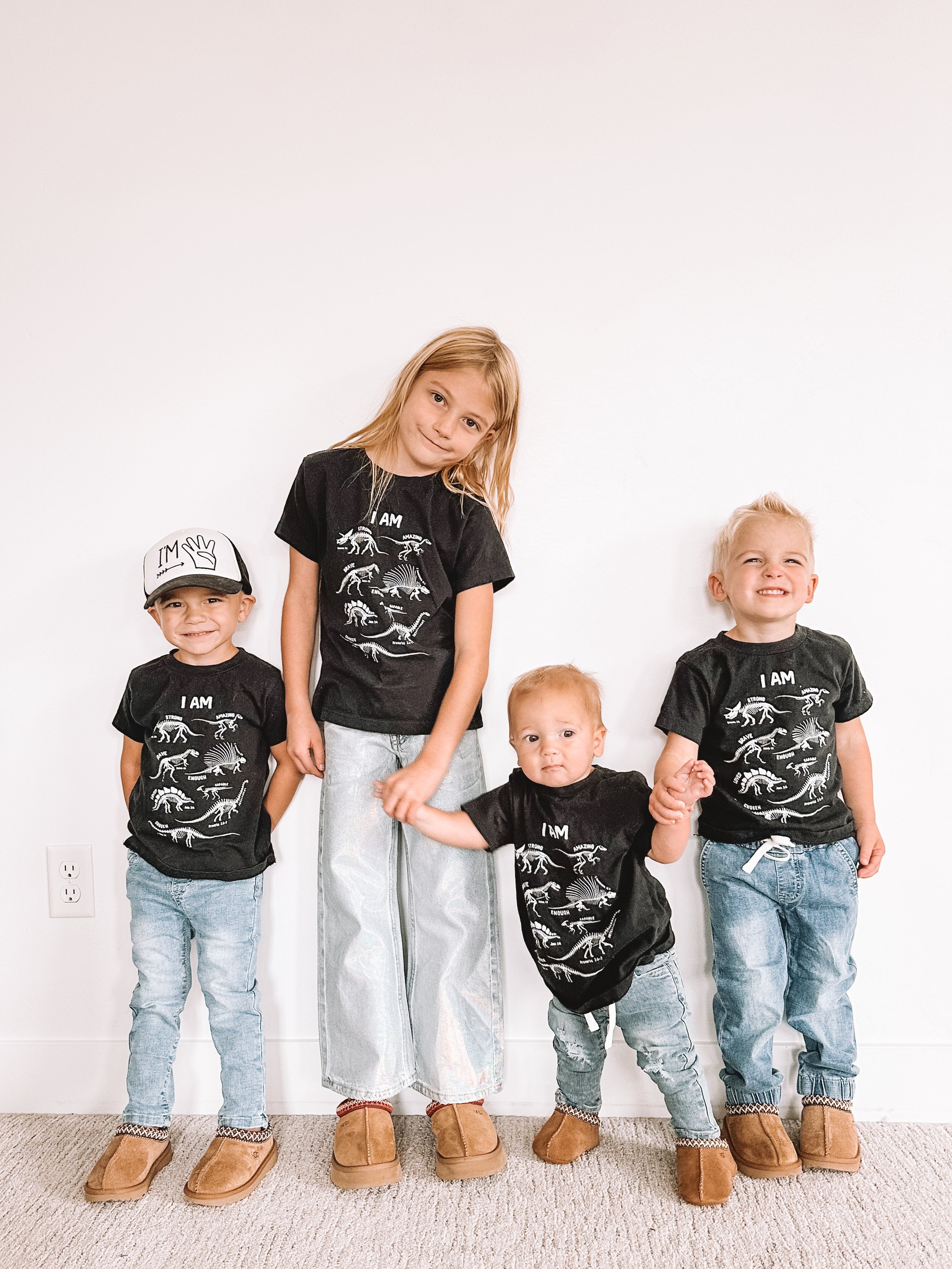 Kids Affirmation Shirts - Kids Dinosaur | Christian Kids Shirts from Shop Little &amp; Brave