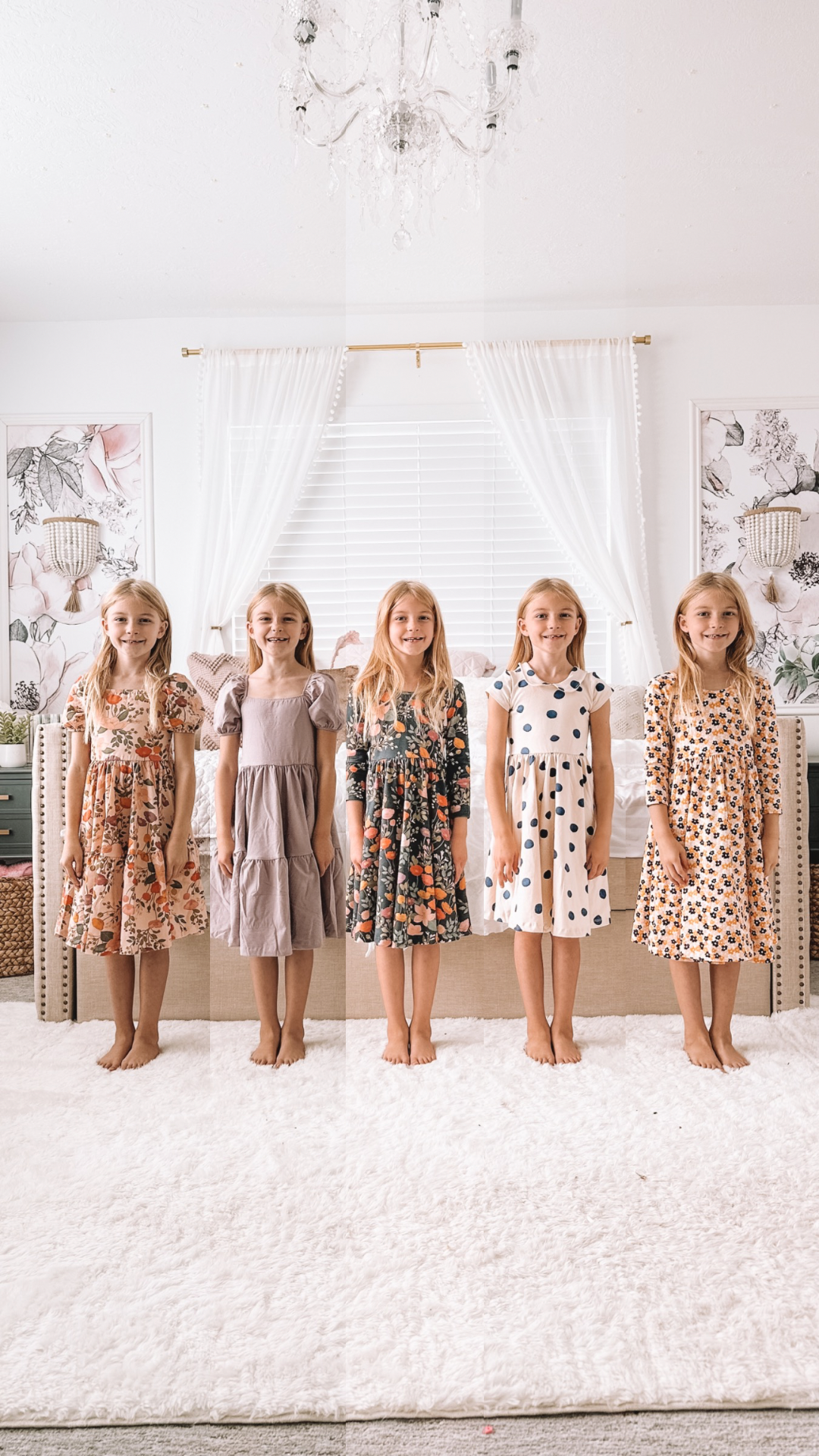 Kids Fall Twirl Dresses