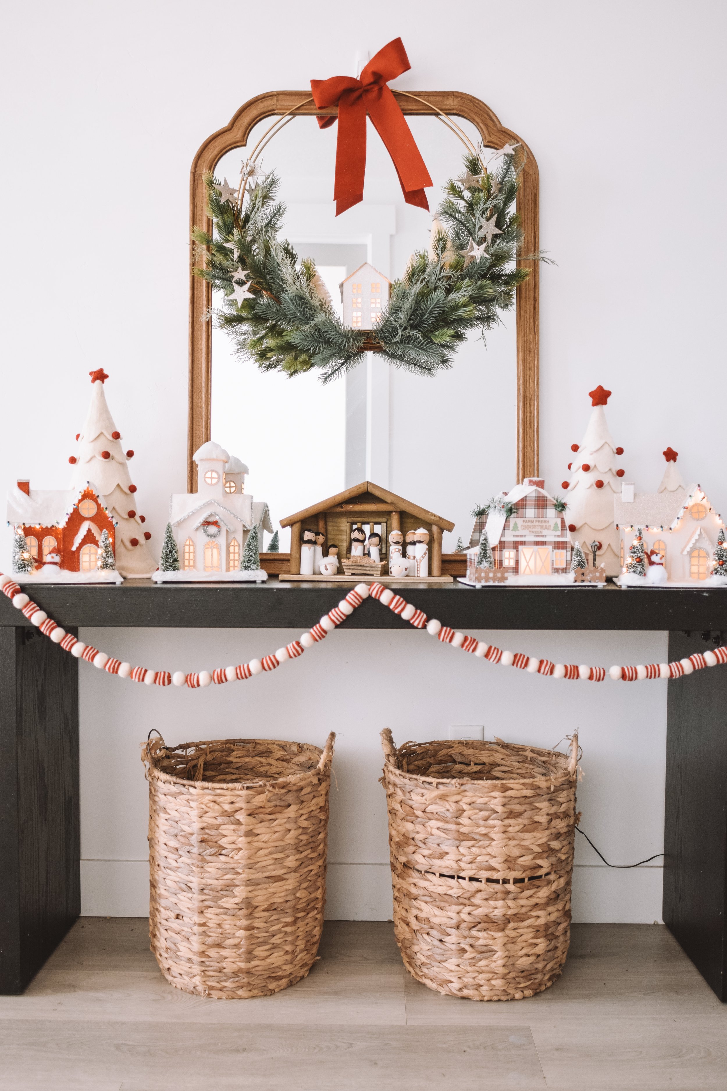 Holiday Decorations - Wooden Nativity Set