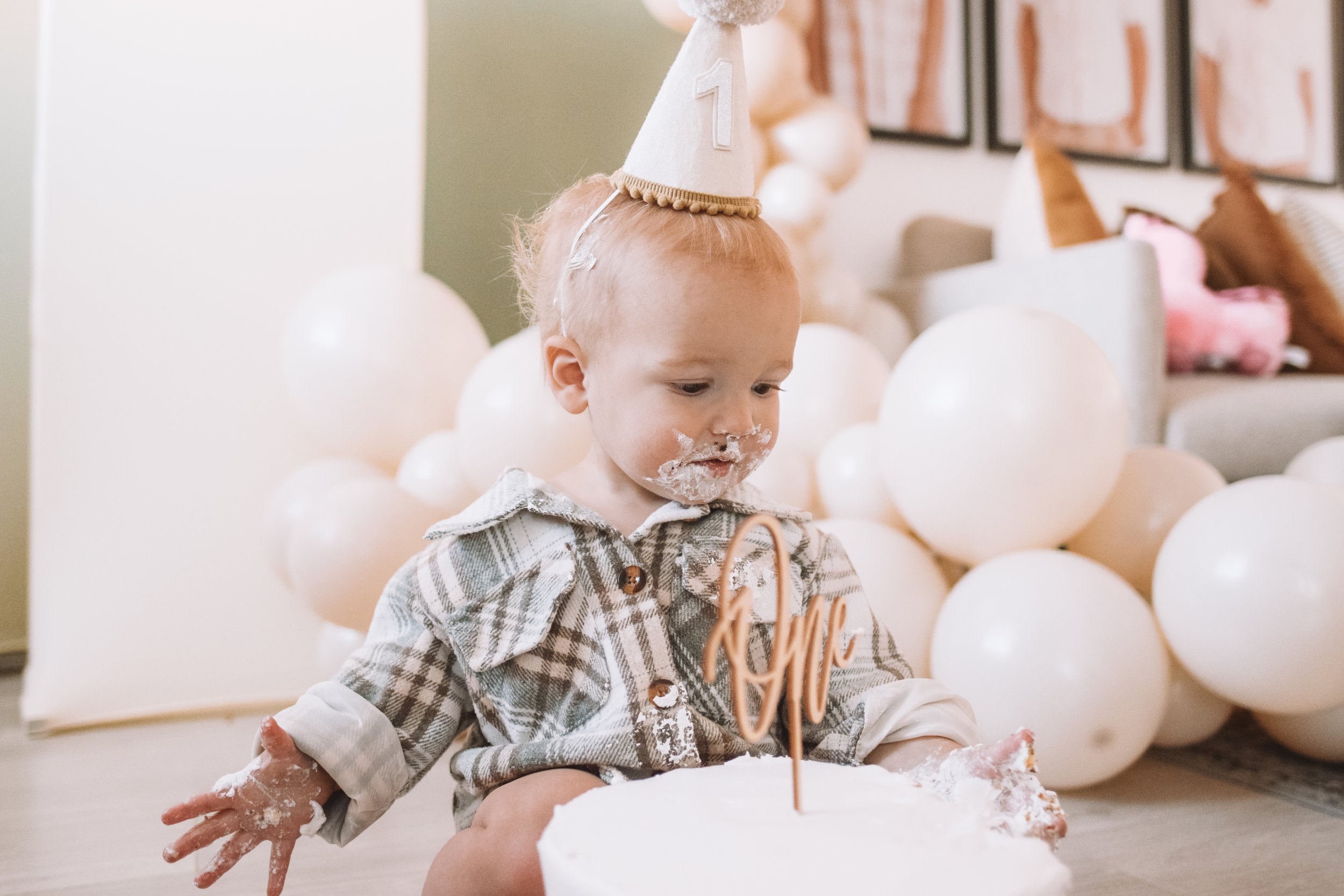 Macallen's 1st Birthday - Cake Smash &amp; Baby Gift Ideas