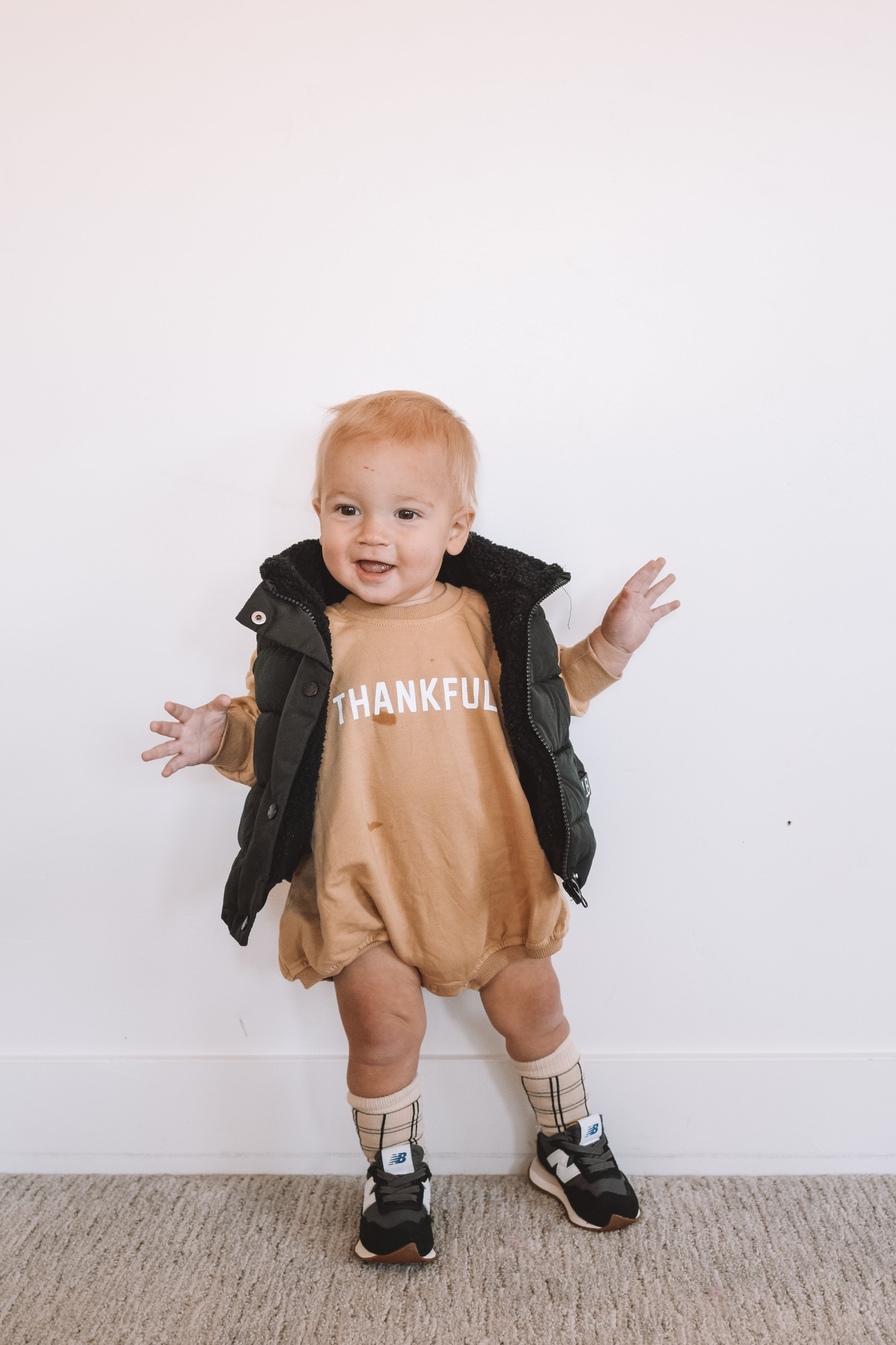 Fall Baby Outfits - Baby Thanksgiving Shirts - Baby Winter Shoes