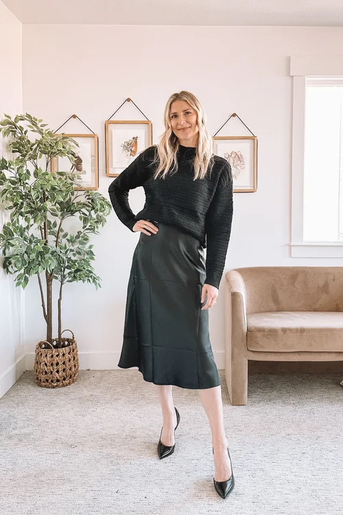 navy blue dress for baby girl 10 Winter Wedding Guest Dresses To Shop In Australia 2024 main image 1